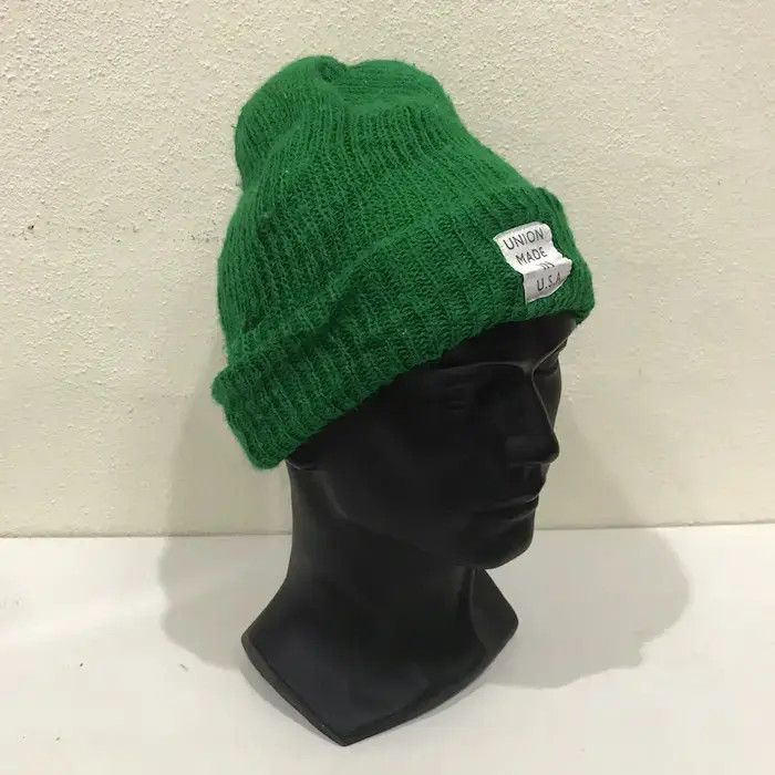 Union LA Union Made In Usa Plain Beanie Hat Size ONE SIZE - 3 Thumbnail