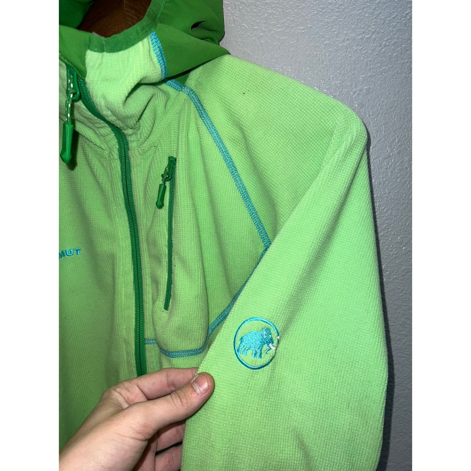 Vintage Womens Mammut Jacket Yukon Tech 92% Polyester Green Ski M Size M / US 6-8 / IT 42-44 - 5 Thumbnail