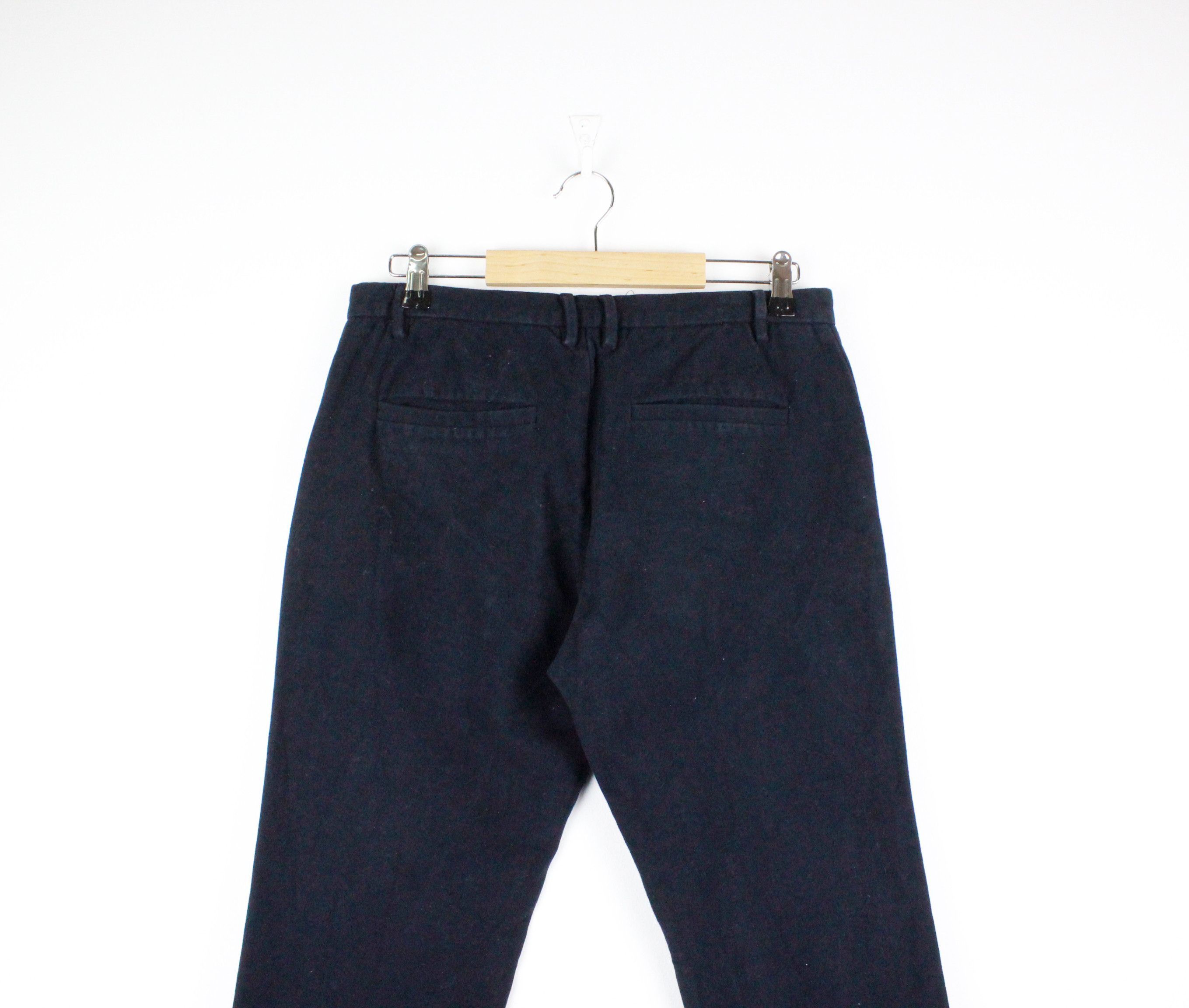 DAVID NAMAN × Velour David Mayer Naman Dark Navy Velour Trousers Pants Size US 30 / EU 46 - 8 Thumbnail