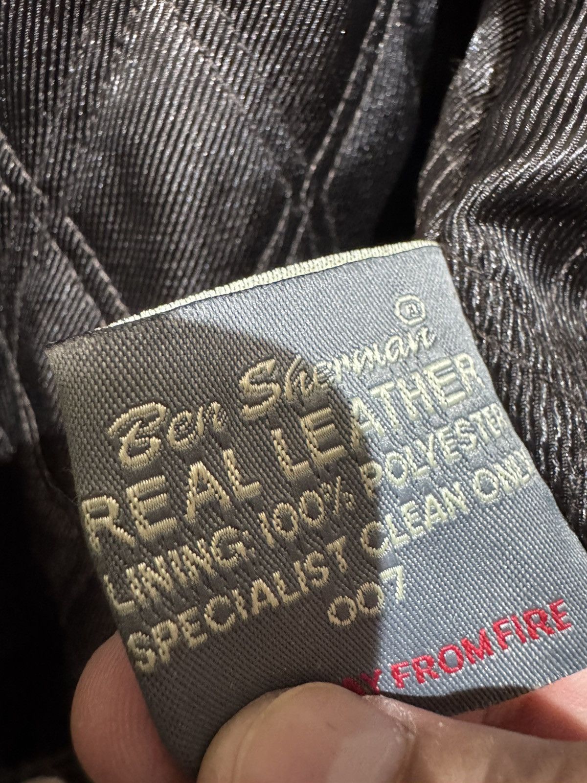 Ben Sherman Ben Sherman Vintage Heavy Faded Leather Jacket Size XL Size US XL / EU 56 / 4 - 21 Thumbnail