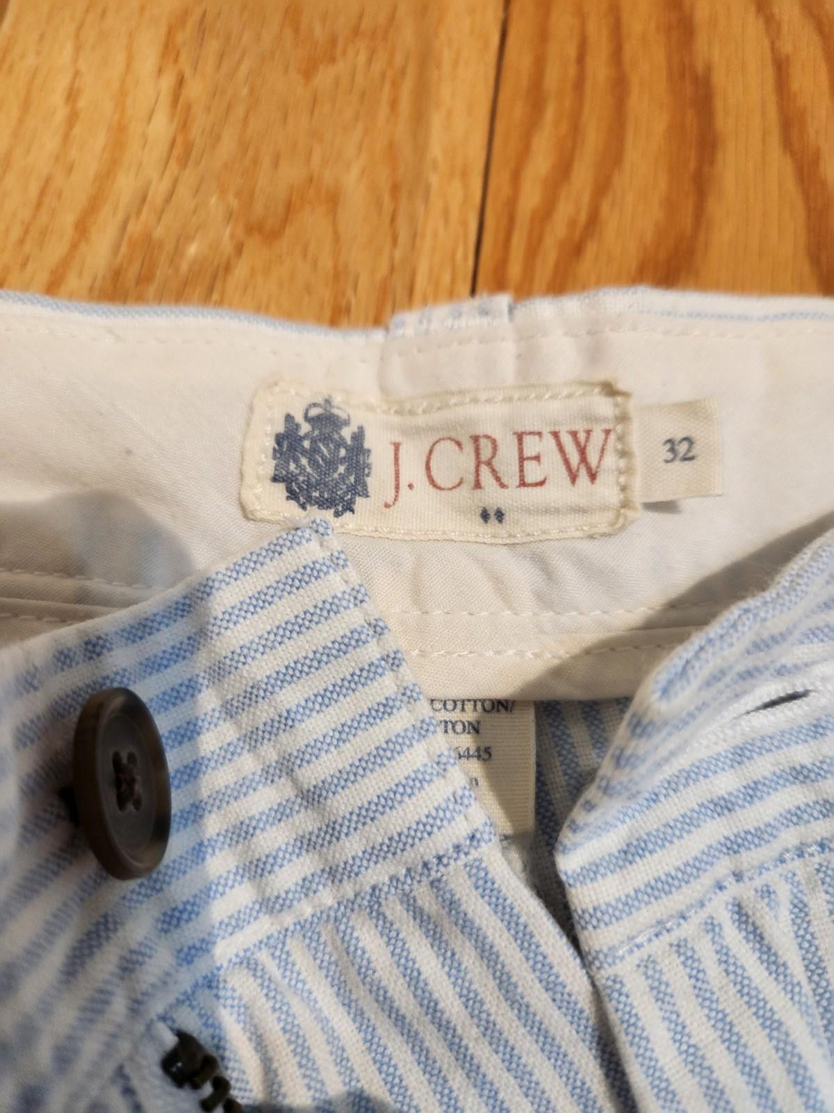 J.Crew Vintage J.Crew Seersucker Men's Chino Short 32 Size US 32 / EU 48 - 3 Thumbnail