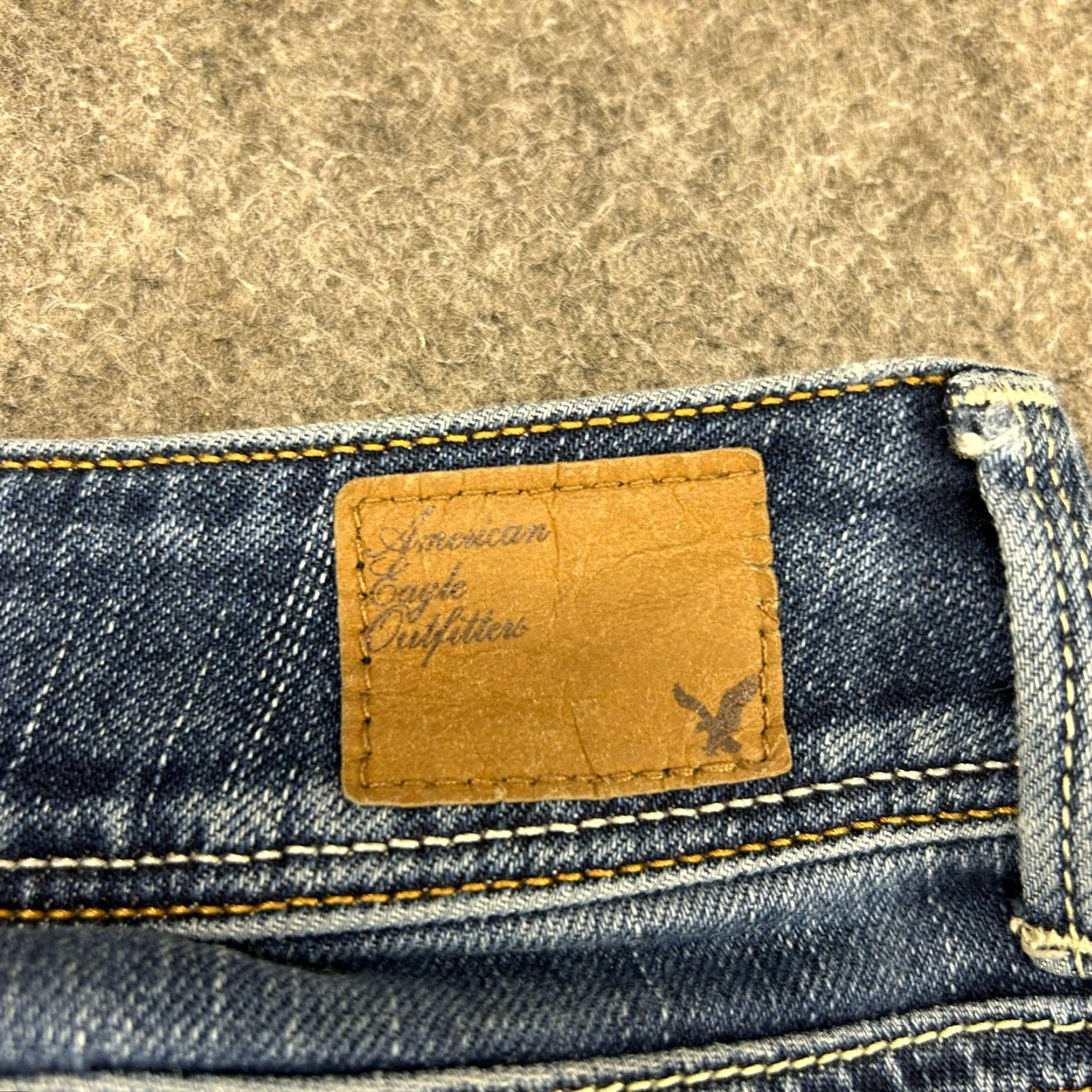 American Eagle Outfitters American Eagle Outfitters Jeans Womens 0 Blue Slim Bootcut Distressed Stretch Denim 5-Pocket 32 Inseam Regular Inseam Size 30" / US 8 / IT 44 - 3 Thumbnail