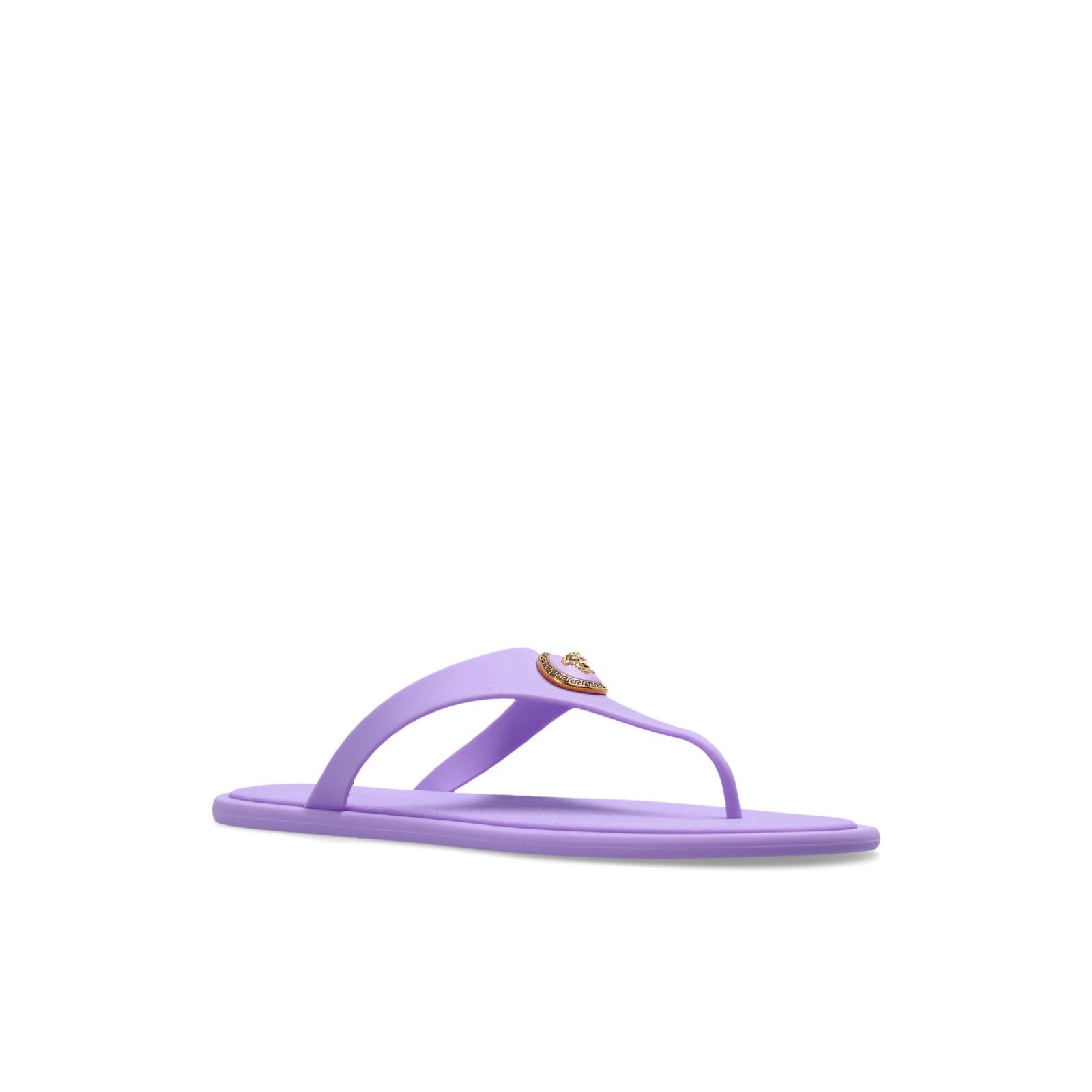 Versace VERSACE Purple Rubber Thong Flip Flops New And Authentic (Wo Size US 9 / IT 39 - 2 Thumbnail