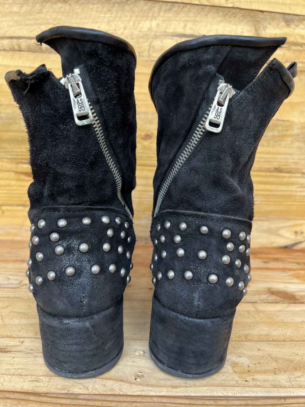 A.S.98 A.S.98 studded black suede boots Size US 9 / IT 39 - 8 Thumbnail