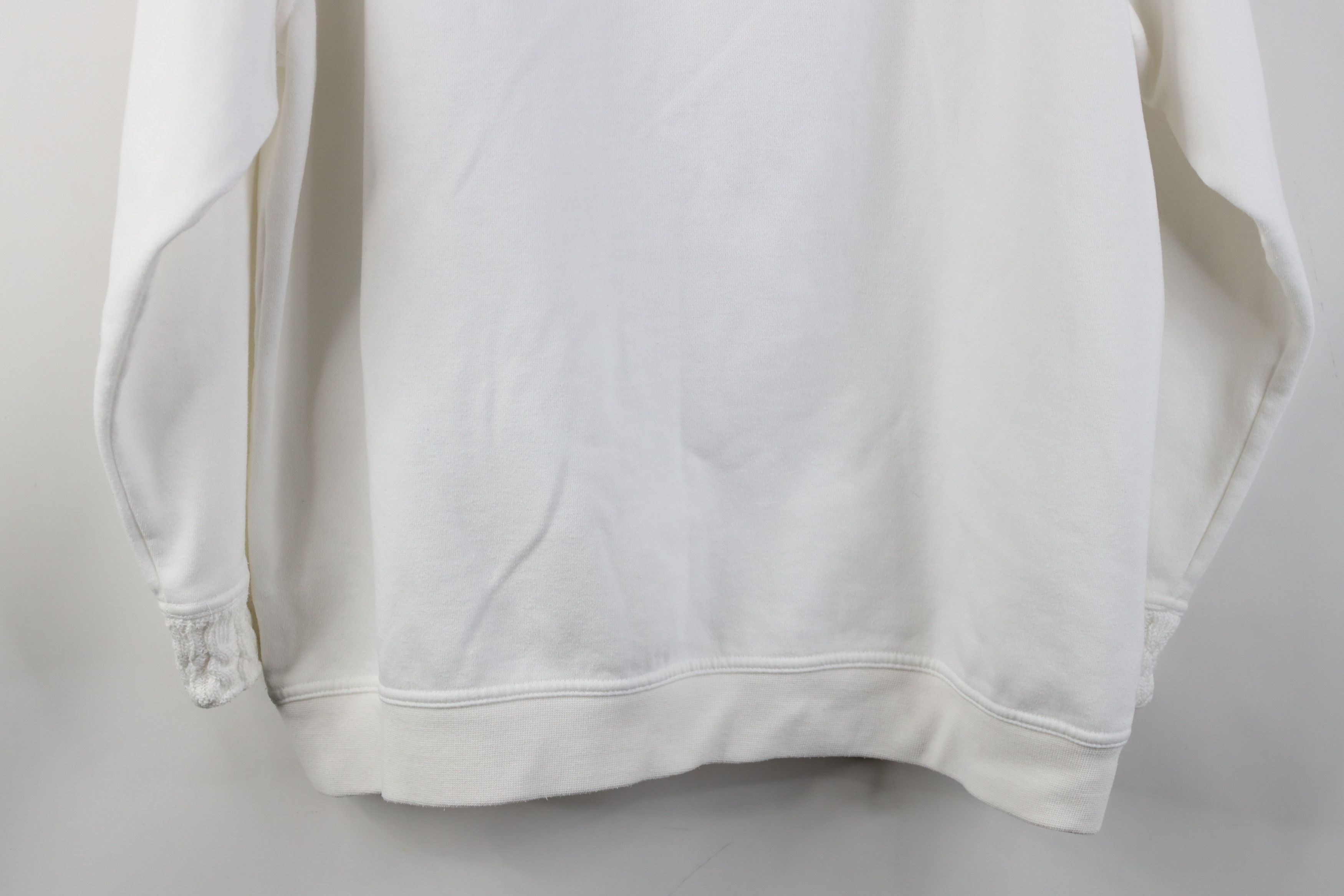 Vintage Vintage 90s Streetwear Geometric Marled Mock Neck Sweatshirt Size L / US 10 / IT 46 - 11 Thumbnail