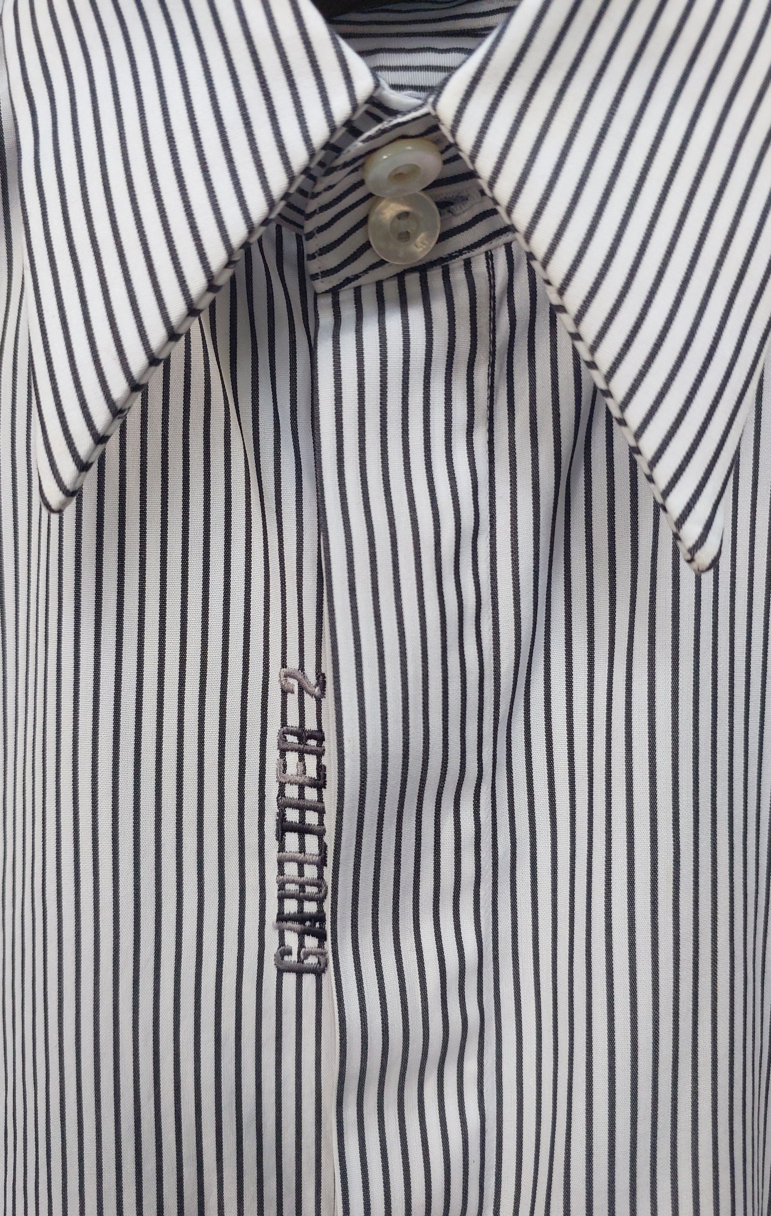 Jean Paul Gaultier Gaultier2 × Jean Paul Gaultier Black and White Stripes Size US S / EU 44-46 / 1 - 12 Thumbnail