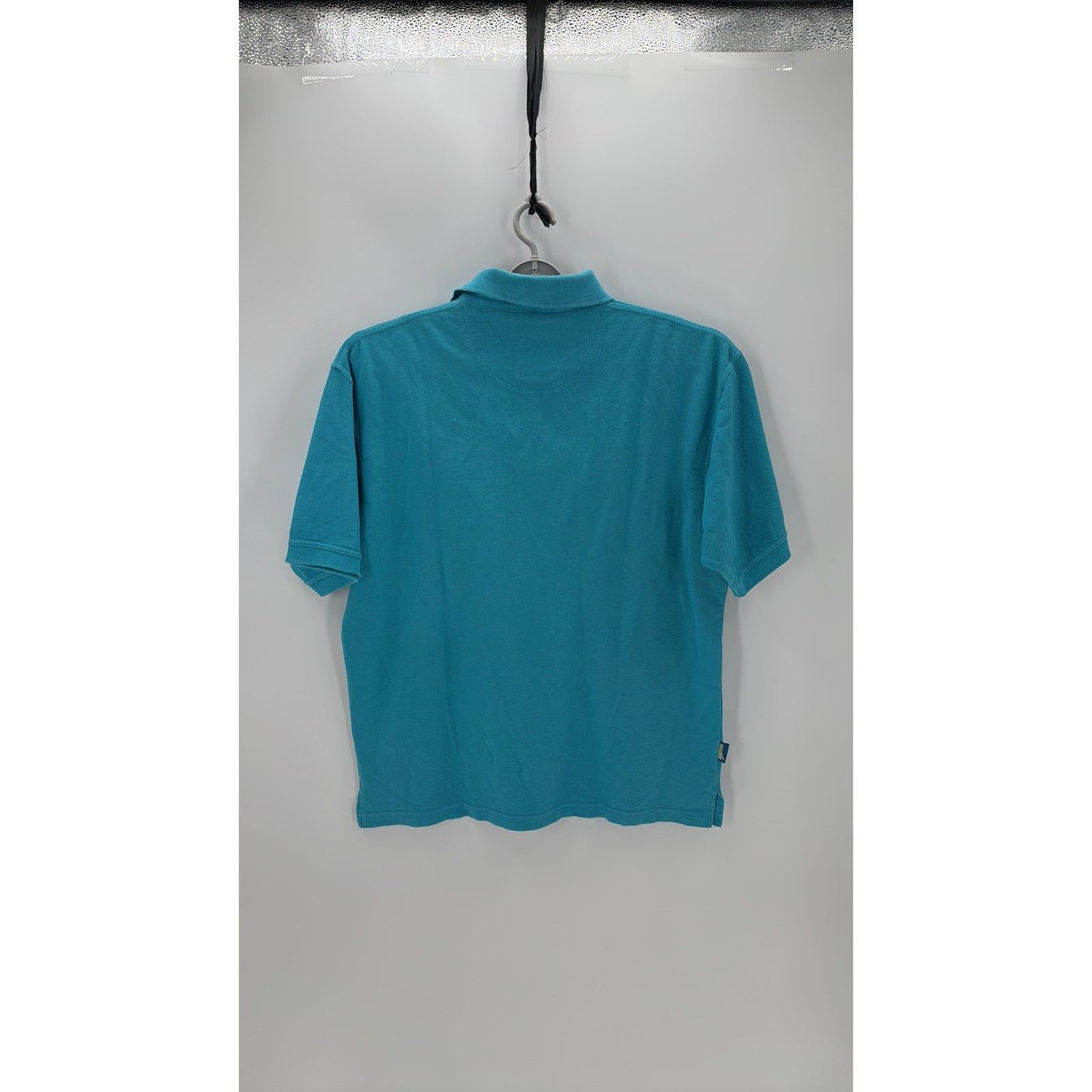 Mecca Mecca Men's Short Sleeve Polo Shirt Vintage teal 90s sz L Size US L / EU 52-54 / 3 - 8 Thumbnail