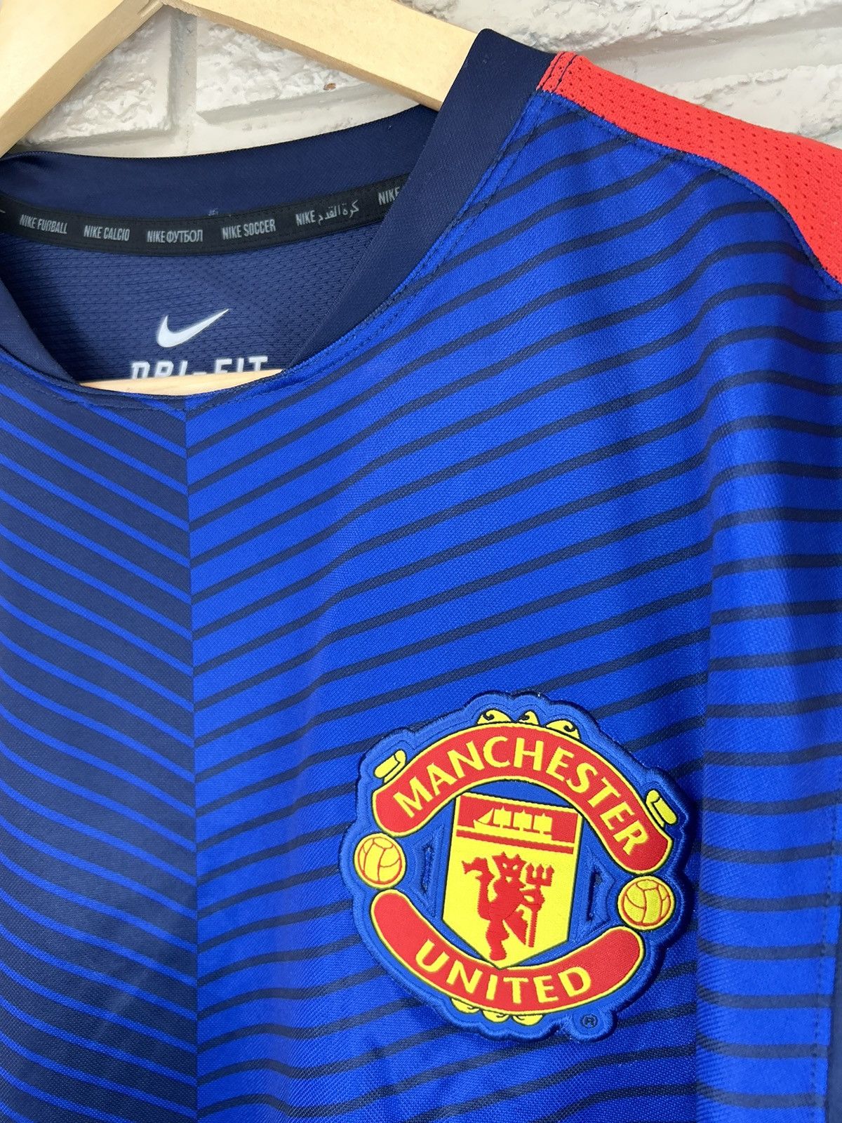 Nike Nike Manchester United Training Soccer Jersey Size US XL / EU 56 / 4 - 3 Thumbnail