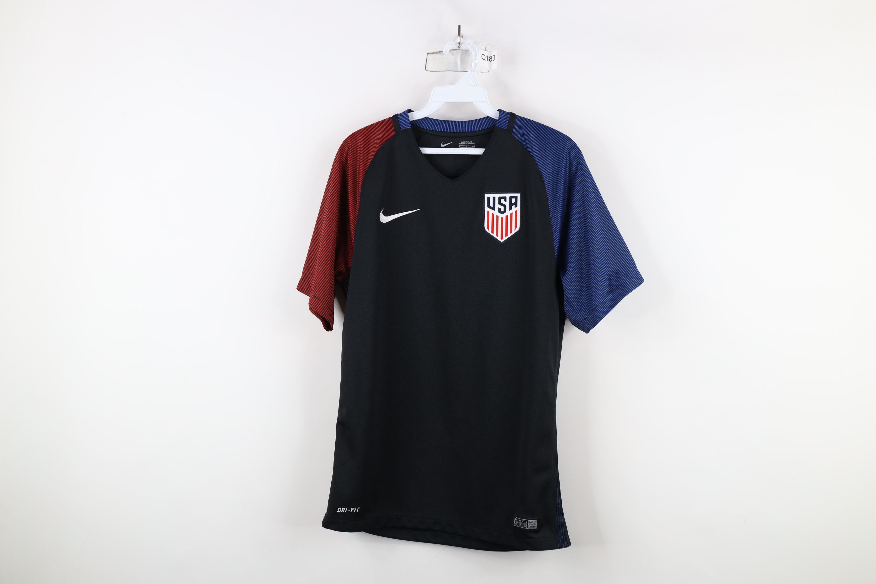 Nike × Vintage Nike Cup Team USA Soccer Football Futbol Jersey Away Black Size US S / EU 44-46 / 1 - 1 Thumbnail