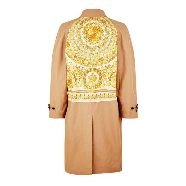 Versace o1g2r1mq0824 Trench Coats in Beige Size US L / EU 52-54 / 3 - 2 Thumbnail