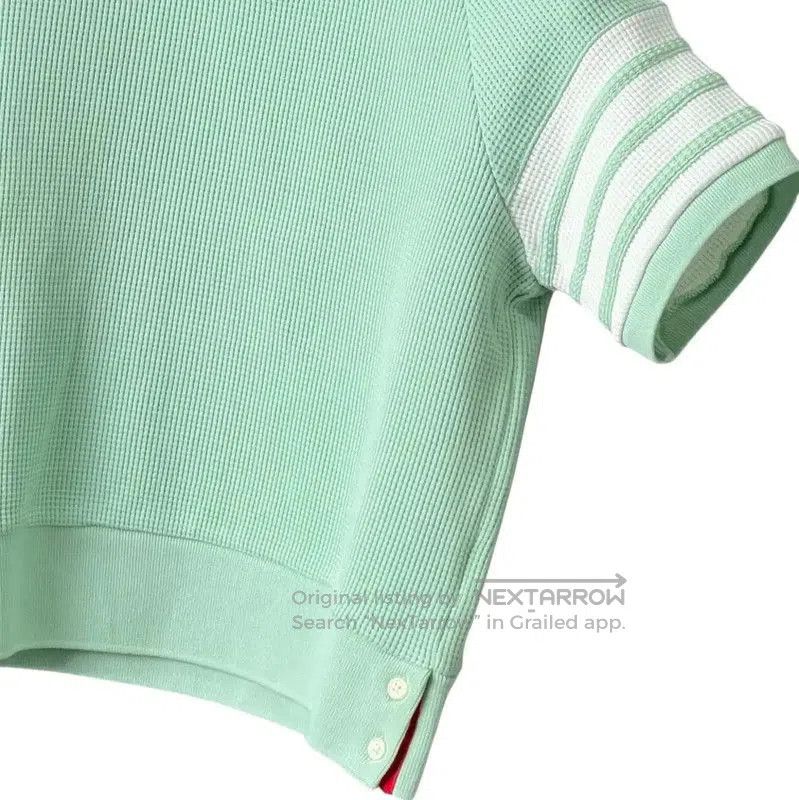 Thom Browne Thom Browne Green Cotton Short Sleeve Tee . Size XL / US 12-14 / IT 48-50 - 5 Thumbnail