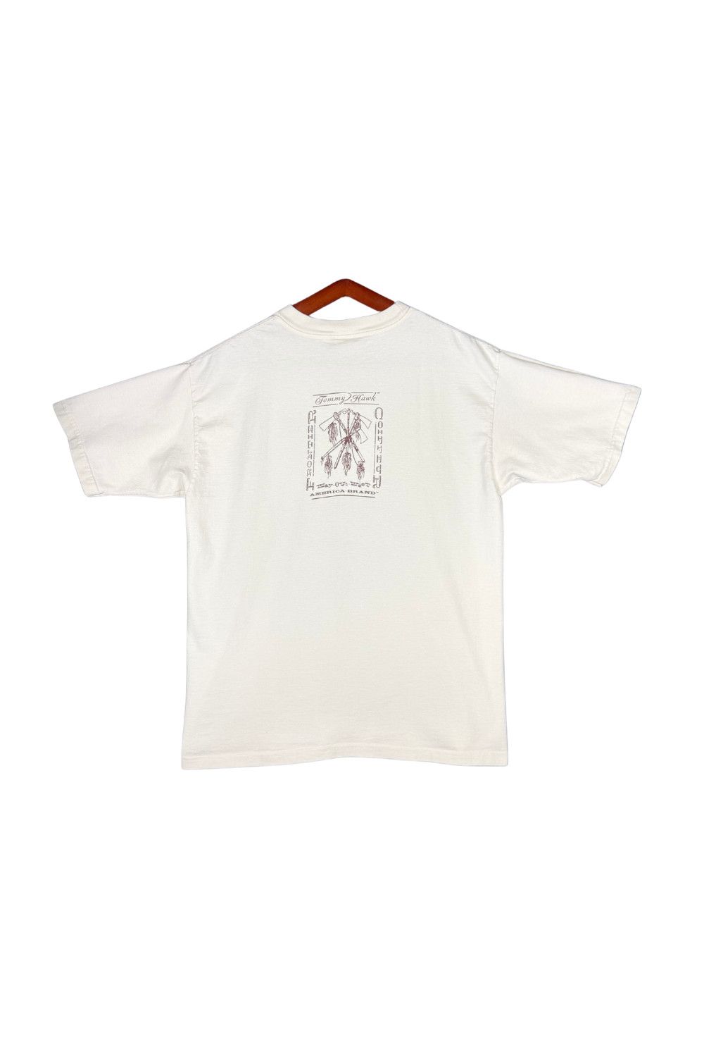 Vintage 1991 Tommy Hawk Way Out West Graphic Tee Americana T-Shirt Size US L / EU 52-54 / 3 - 2 Thumbnail