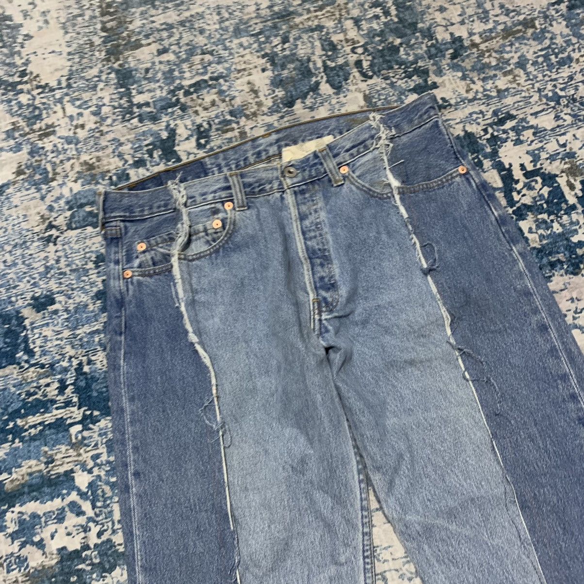 Designer × Japanese Brand Rare ! 2nd Existence Denim Reworks Size US 34 / EU 50 - 3 Thumbnail