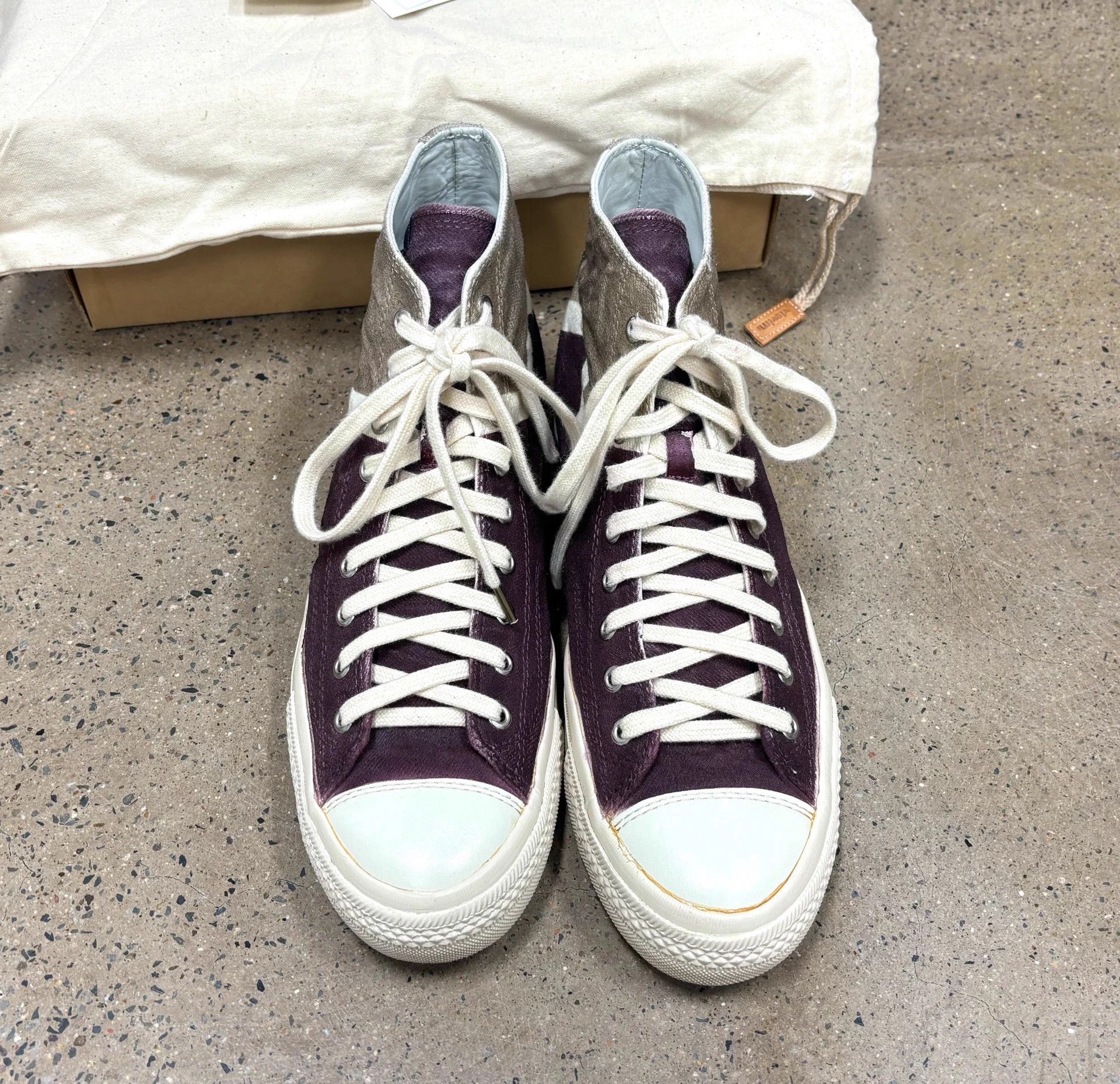 Visvim Visvim ICT Skagway hi Purple Hi-Top Canvas Sneaker US10/EU44 Size US 11 / EU 44 - 2 Thumbnail