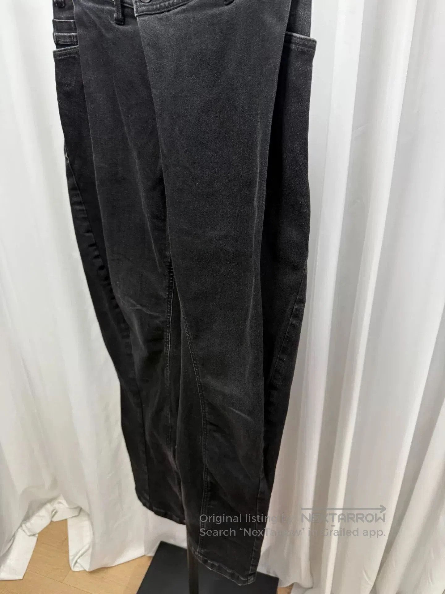 Comme des Garcons Homme Plus stylish foldable washed denim pants. Size US 30 / EU 46 - 4 Thumbnail