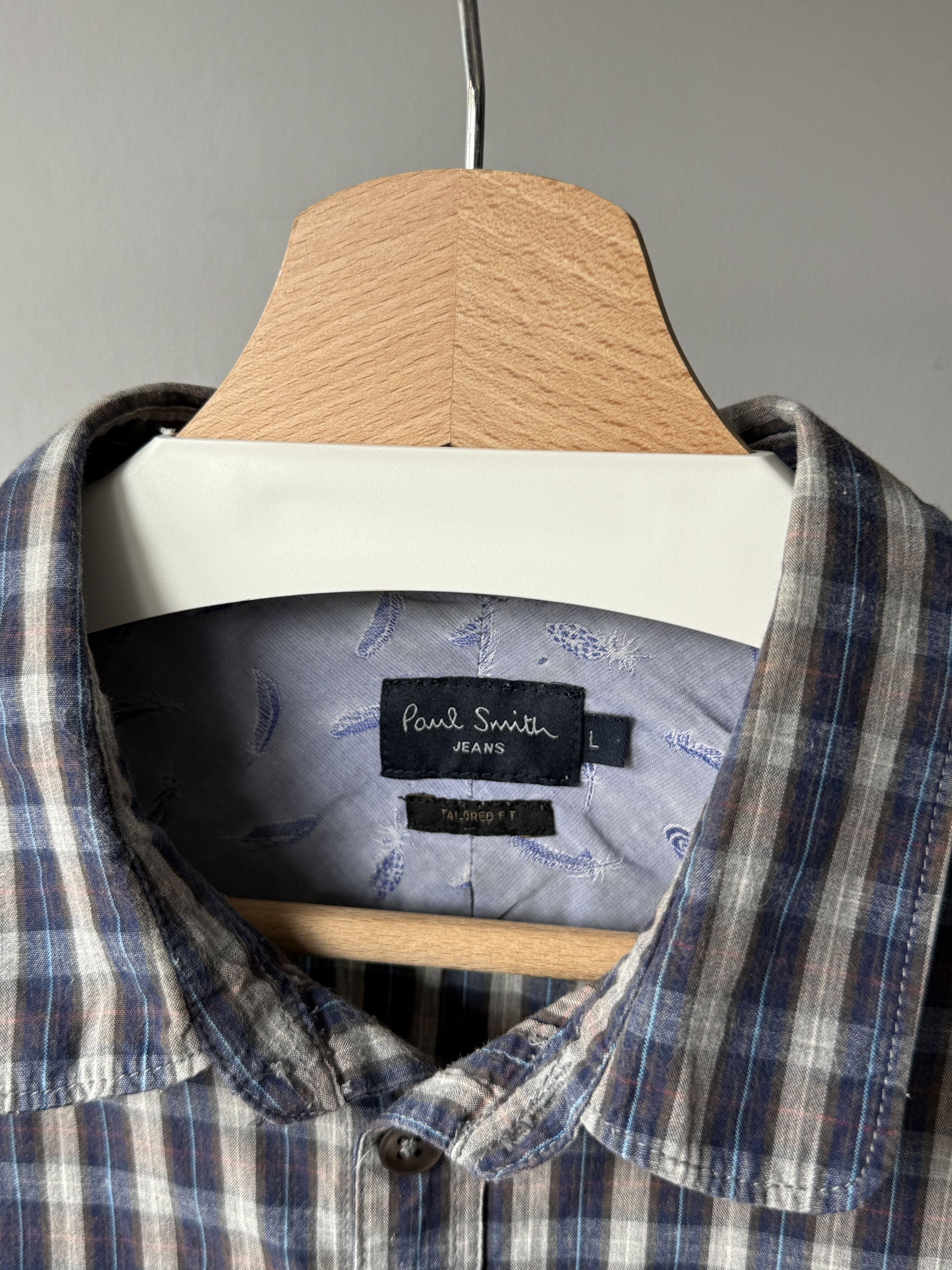 Paul Smith Paul Smith Jeans Plaid Tailored Fit Cotton Long Sleeve Shirt Size US L / EU 52-54 / 3 - 13 Thumbnail