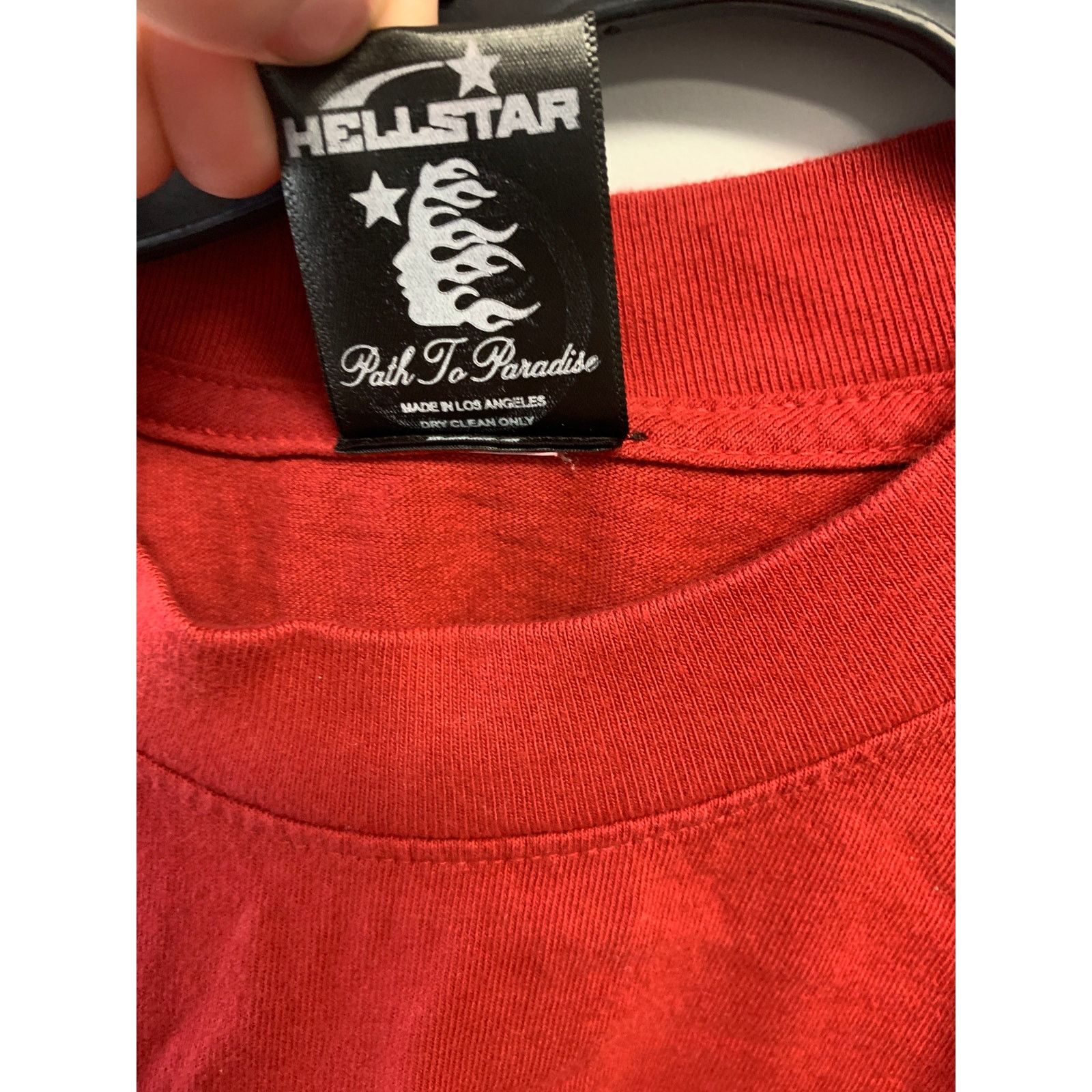 HELLSTAR Hellstar Path To Paradise Red T-Shirt Size XLarge SHIPS NOW Size US XL / EU 56 / 4 - 4 Thumbnail