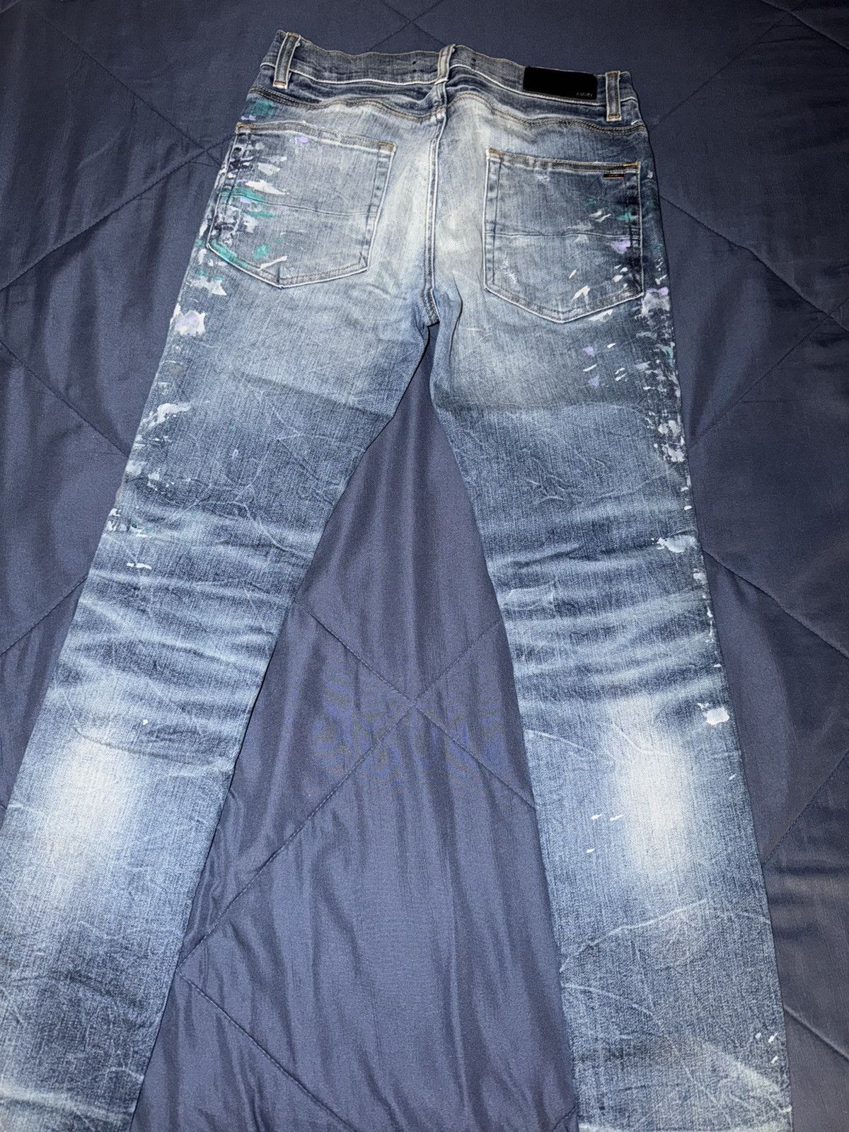 Amiri Amiri Paint Splatter Jeans Size US 31 - 2 Thumbnail