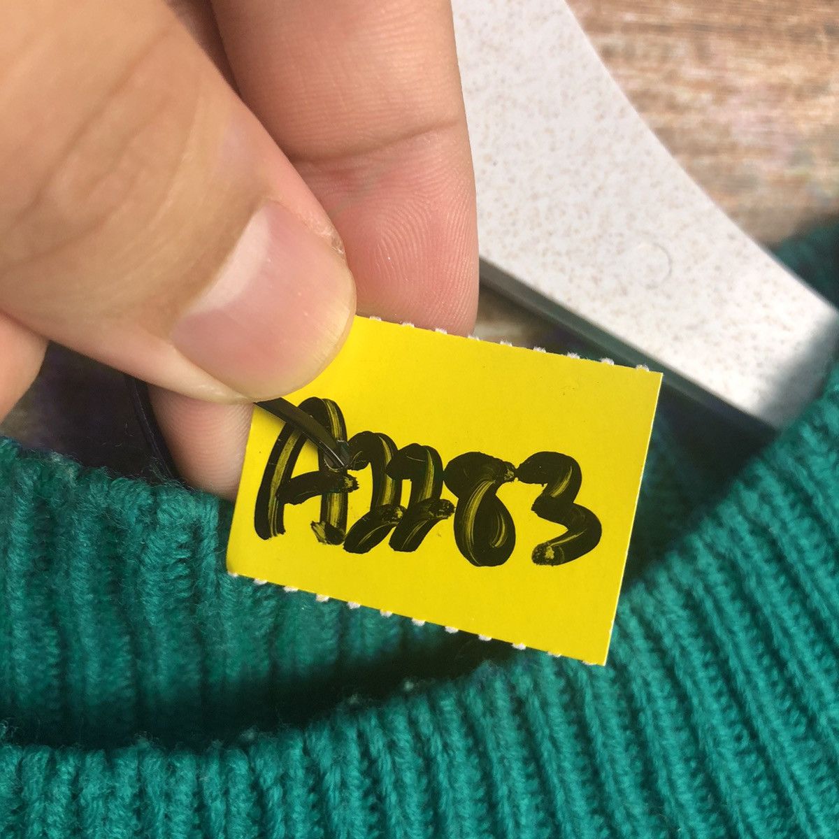 Homespun Knitwear Japan sportwear Green Knitwear sweatshirt #A2283 Size US M / EU 48-50 / 2 - 10 Thumbnail