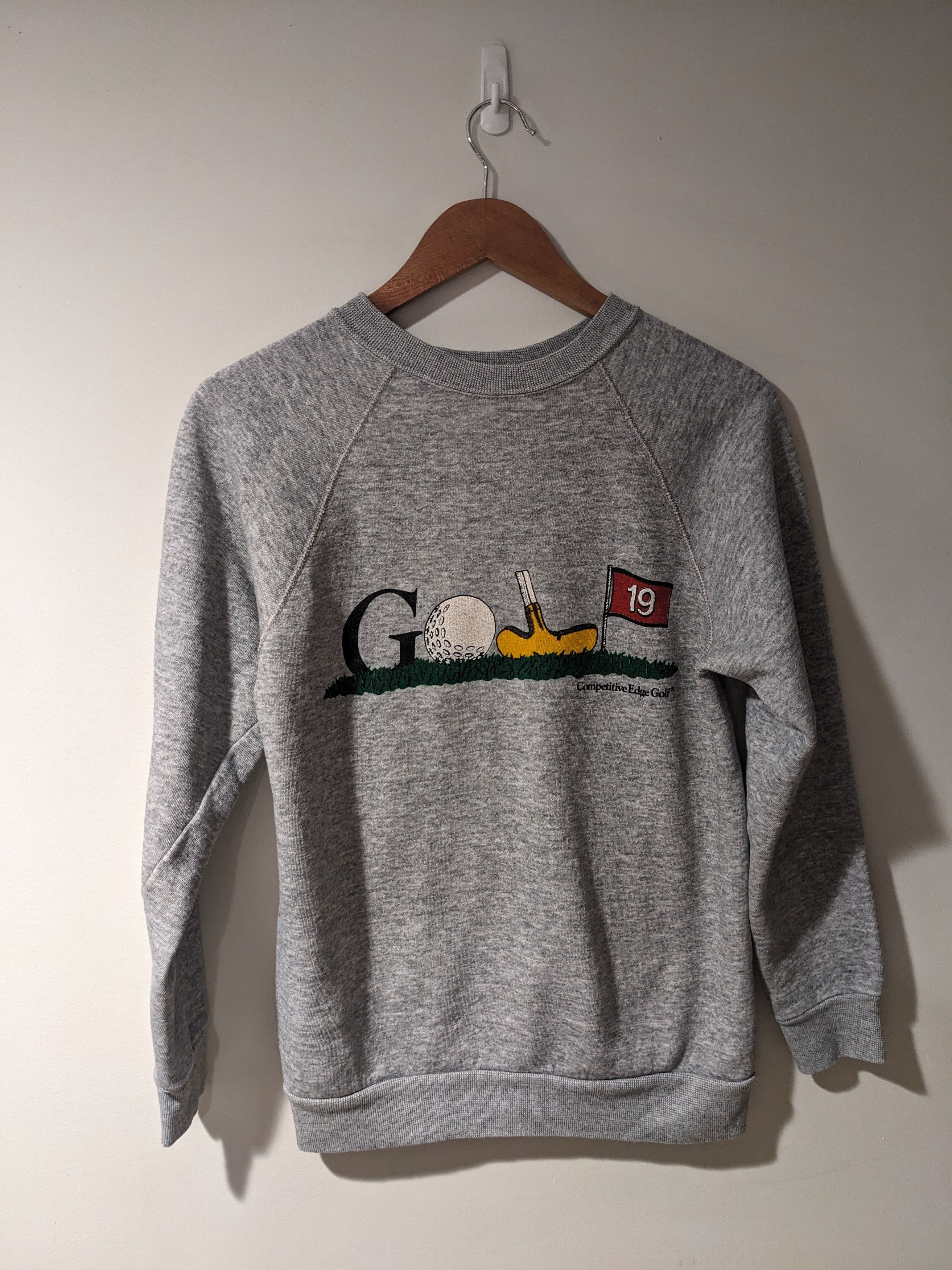 Vintage Vintage 80s Golf Competitive Edge Light Weight Sweatshirt Size US M / EU 48-50 / 2 - 1 Thumbnail