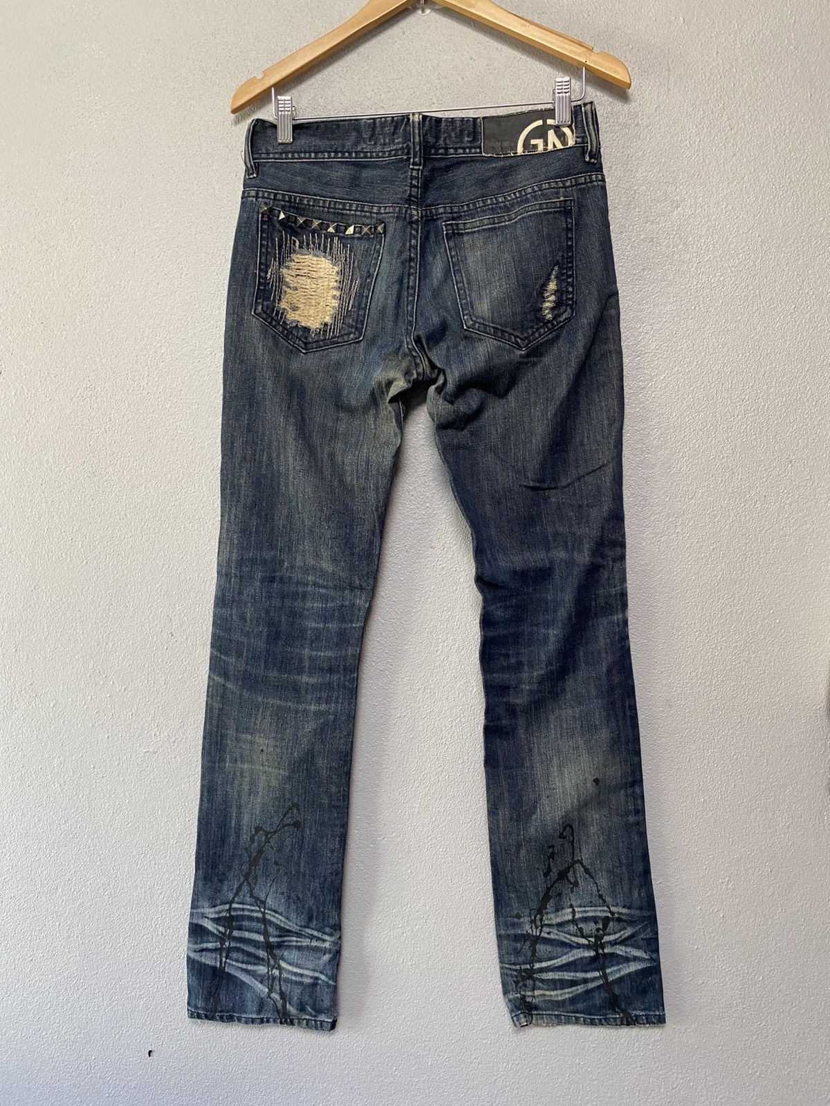 If Six Was Nine Glad news distressed jeans Size US 29 - 3 Thumbnail