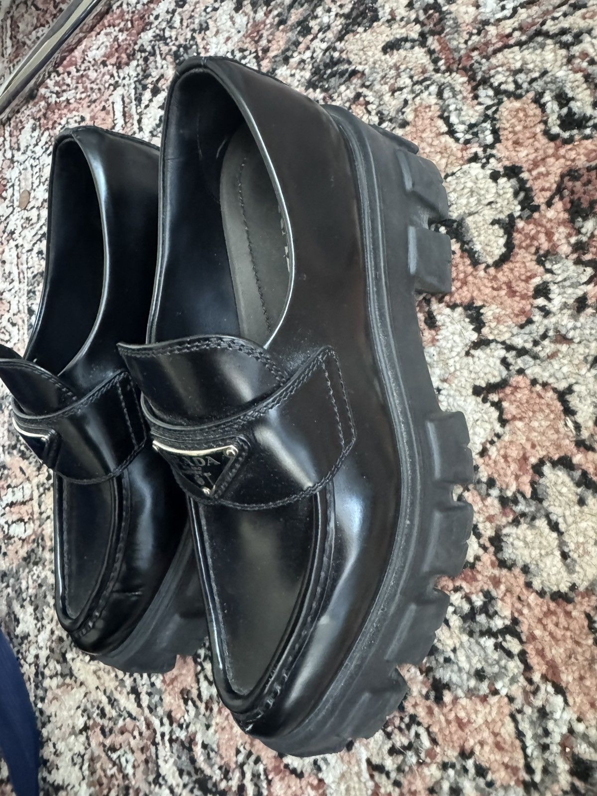 Prada prada monolith loafers Size US 6 / IT 36 - 2 Thumbnail