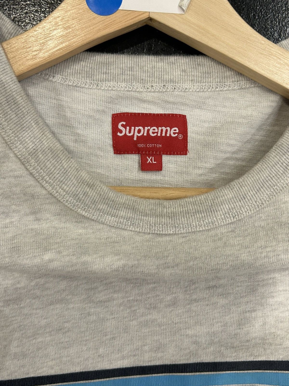 Supreme Supreme University Logo Tee Size US XL / EU 56 / 4 - 3 Thumbnail