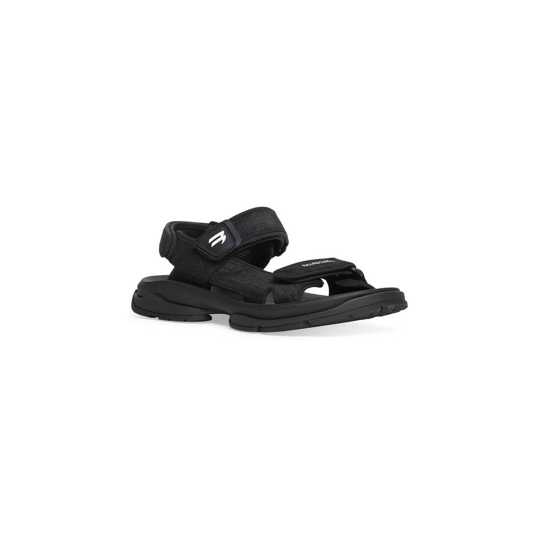 Balenciaga o1mt1gz0325 Tourist Sandals in Black Size US 6 / IT 36 - 2 Thumbnail