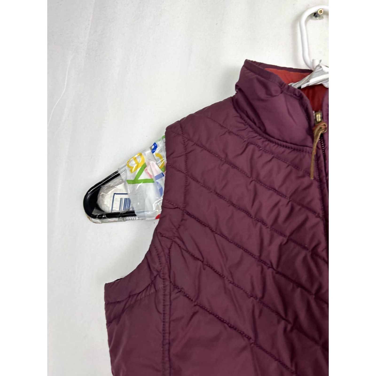 Vintage Woolrich Vest Womens Medium Full Zip Red Quilted Polyester VEST 21” 25” Size M / US 6-8 / IT 42-44 - 2 Thumbnail