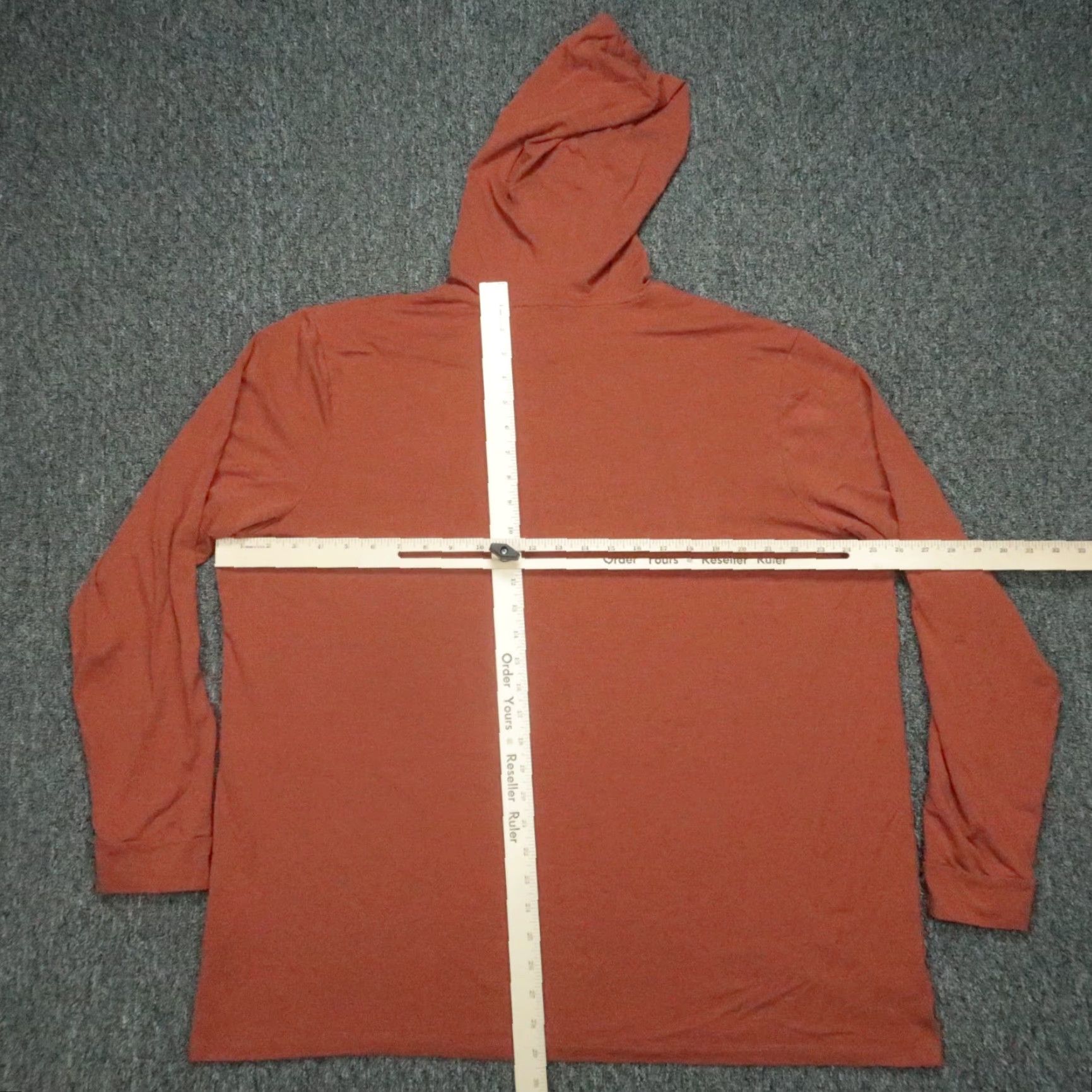 Vintage Duck Camp Hoodie Mens 3XL Orange Pullover Lightweight Performance Bamboo Size US XXL / EU 58 / 5 - 5 Thumbnail