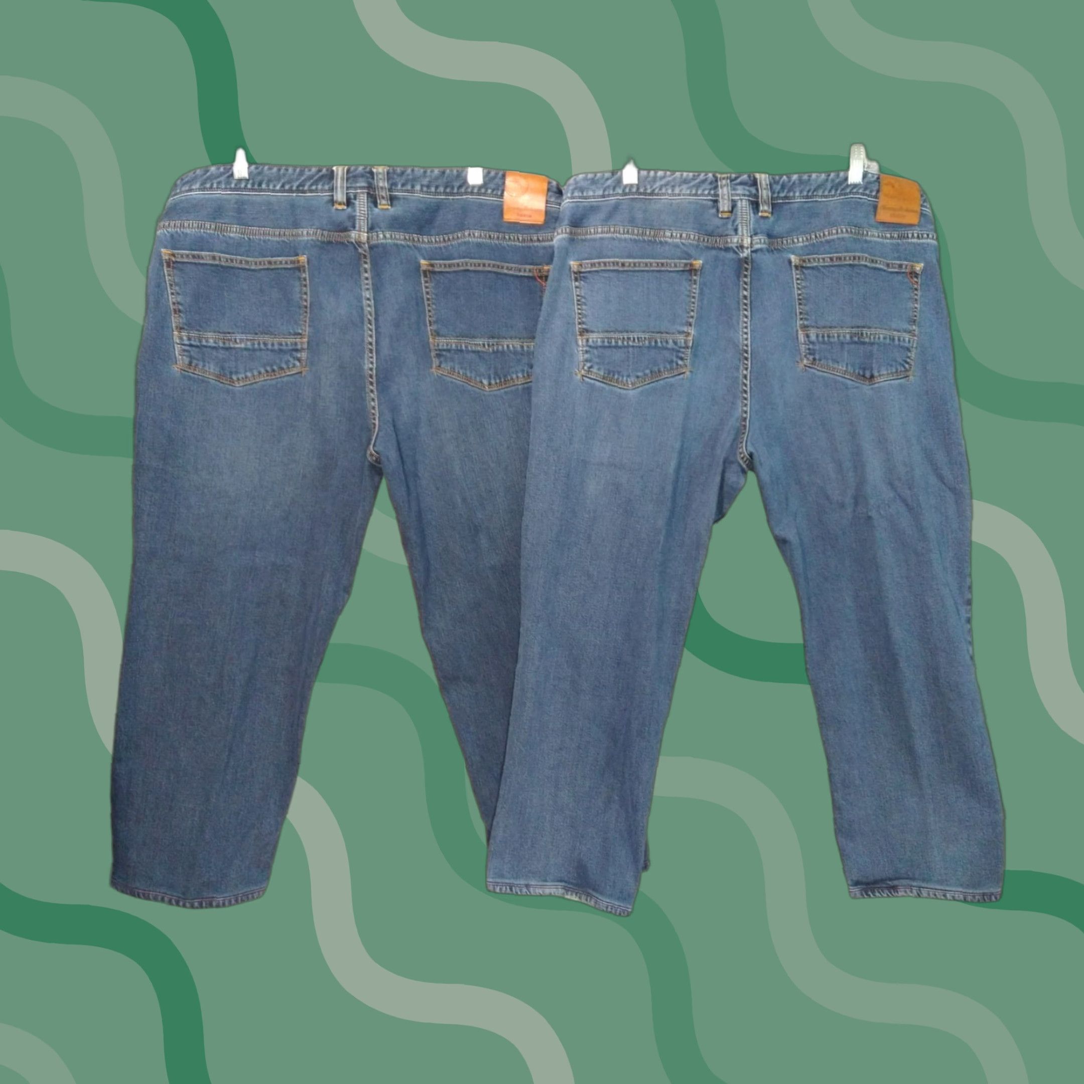 Tommy Bahama Tommy Bahama Jeans Mens 42x30 Blue Denim Standard Fit Leg Dark Wash Lot of 2 Size US 42 / EU 58 - 1 Thumbnail