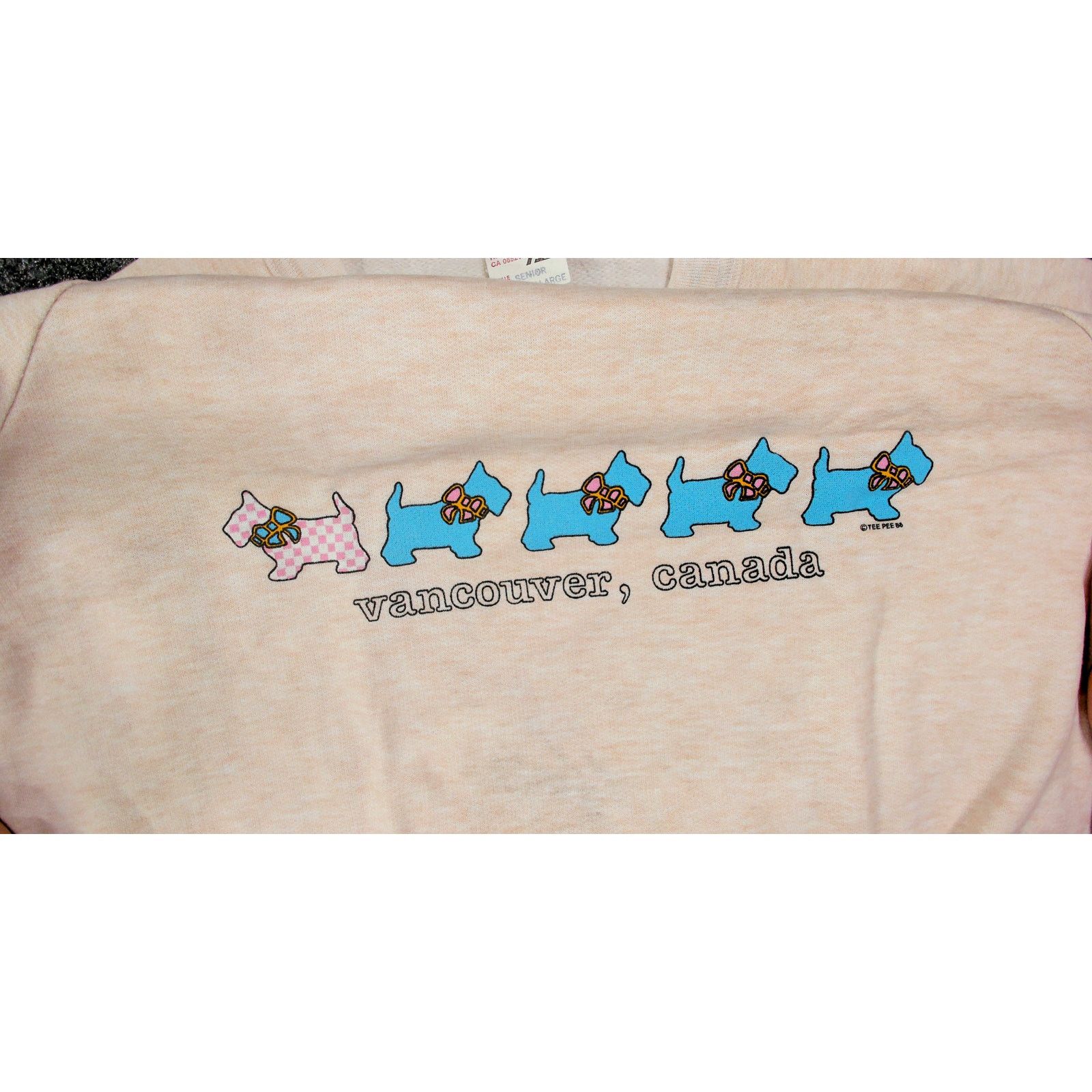 Vintage Vintage 1988 Teepee Boxy Cut Scottie Dog Raglan Size XL / US 12-14 / IT 48-50 - 11 Thumbnail