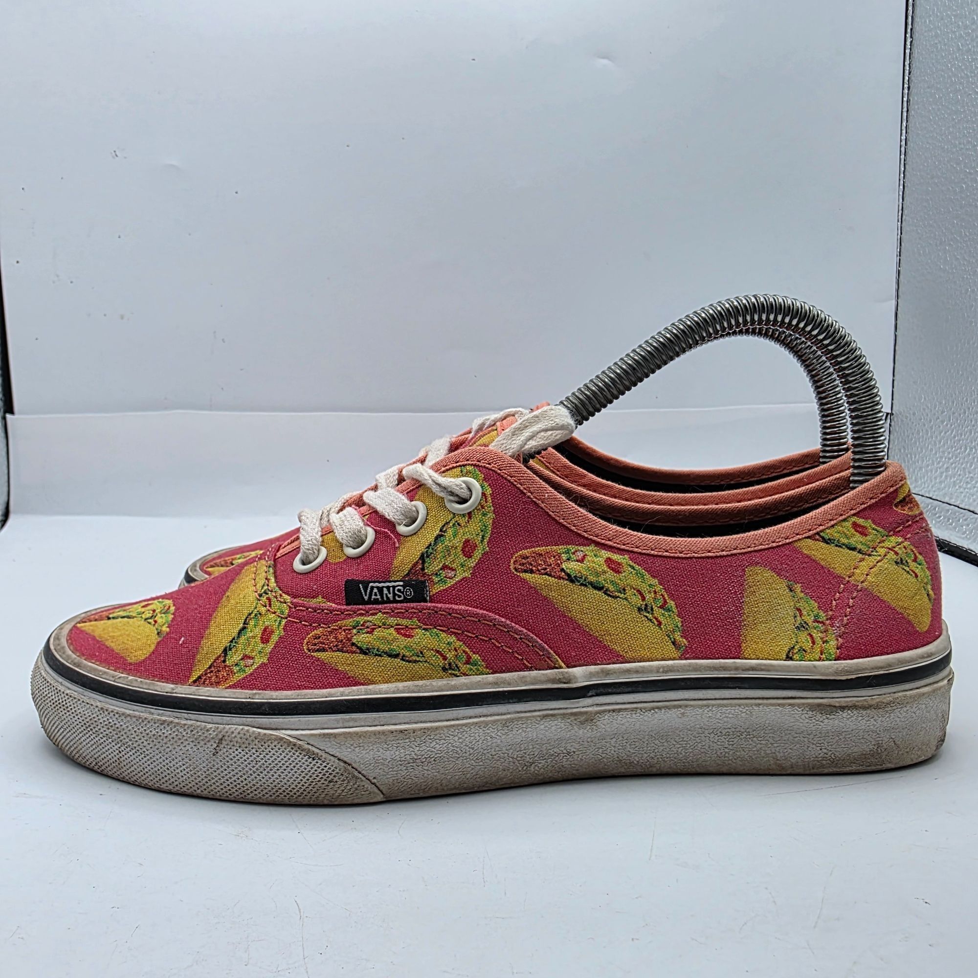 Vans Vans Authentic Late Night Tacos Womens Size 7.5 Red Casual S Size US 7.5 / IT 37.5 - 13 Thumbnail