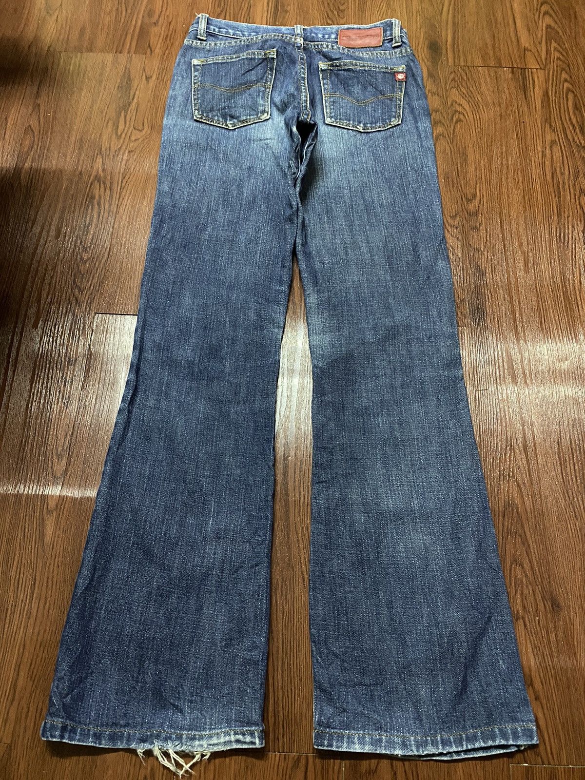 Japanese Brand Vintage Japanese Brands Blue Wash Flare Style Jeans Size US 27 - 2 Thumbnail