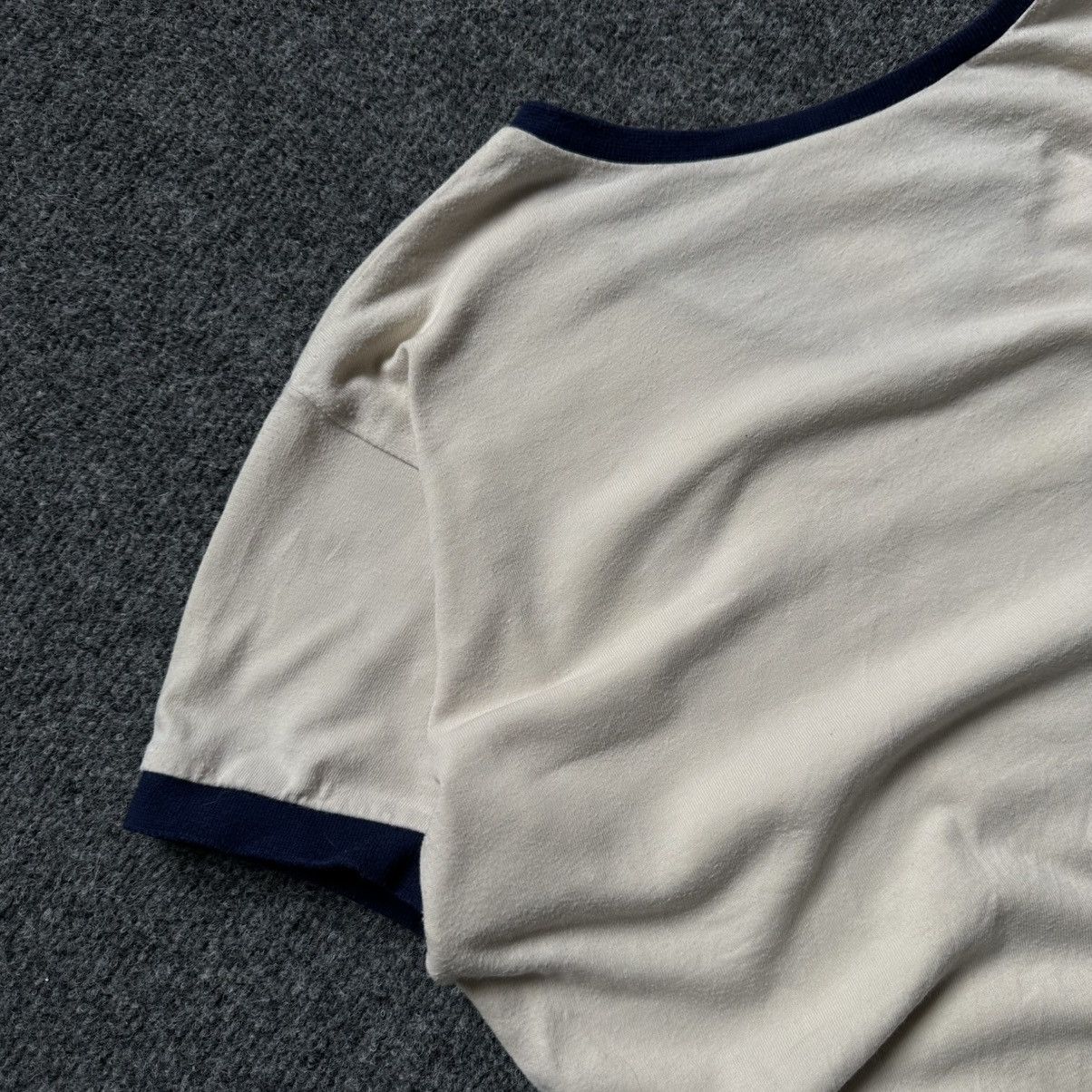 Adidas VTG Women’s V Neck T-shirts Small Logo Size M Y2K Trashed 00 Size M / US 6-8 / IT 42-44 - 9 Thumbnail