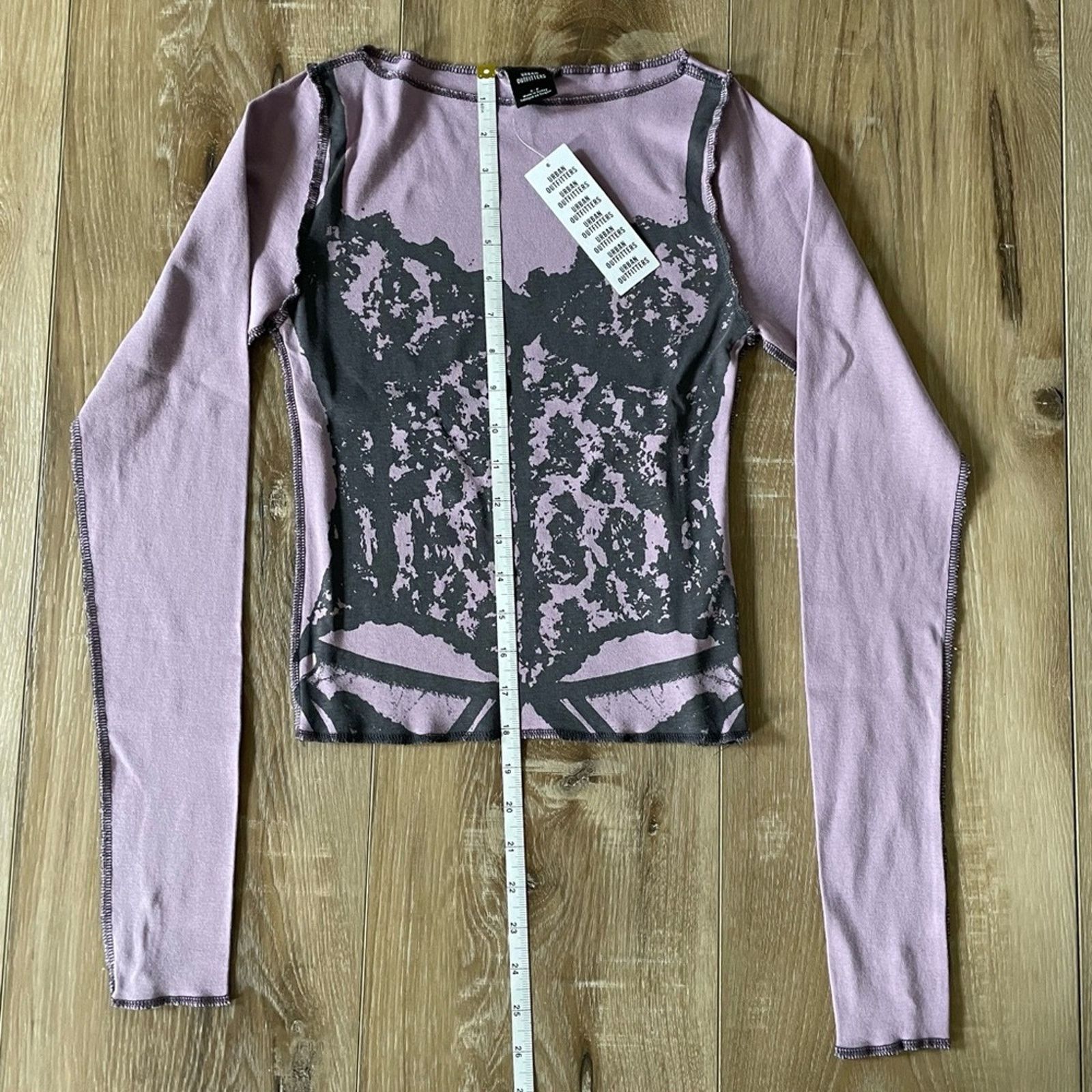Urban Outfitters Urban Outfitters Corset Photo-Real Long Sleeve Tee Size S / US 4 / IT 40 - 11 Thumbnail