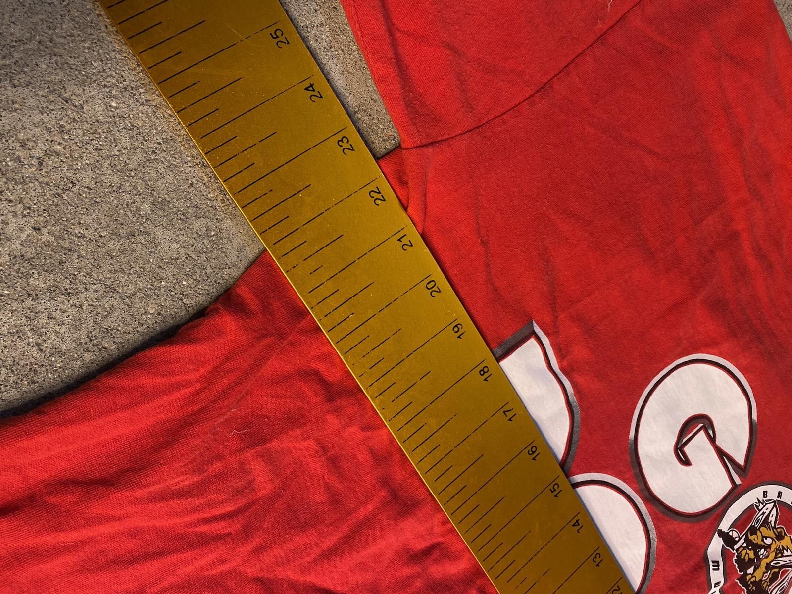 MLB Batavia Muckdogs 1998 Red MLB "Go Dogs" Shirt Size XL Size US XL / EU 56 / 4 - 5 Thumbnail