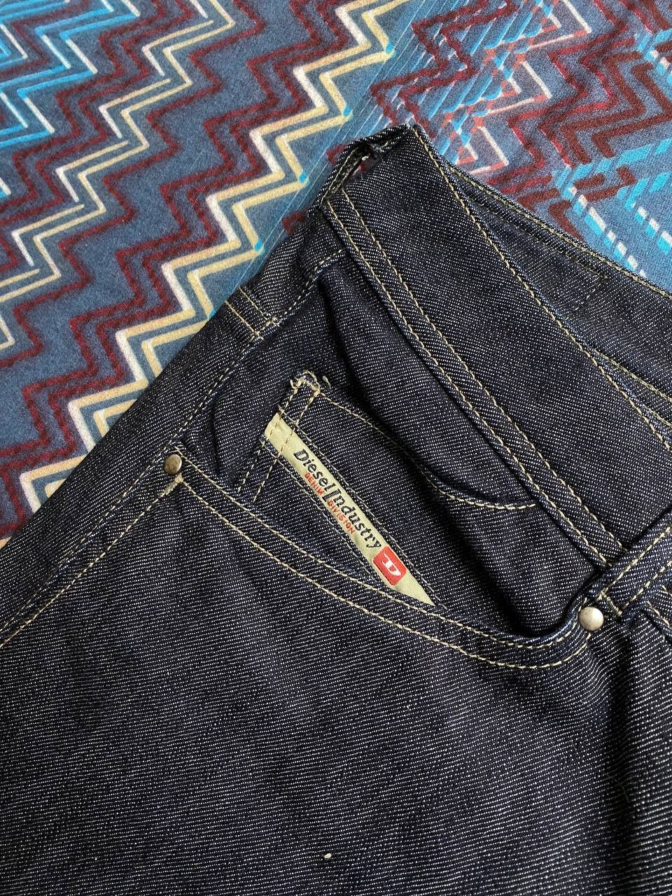 Diesel × Japanese Brand Slim Straight Jeans Pants Trousers Low Rise Size 30" / US 8 / IT 44 - 10 Thumbnail