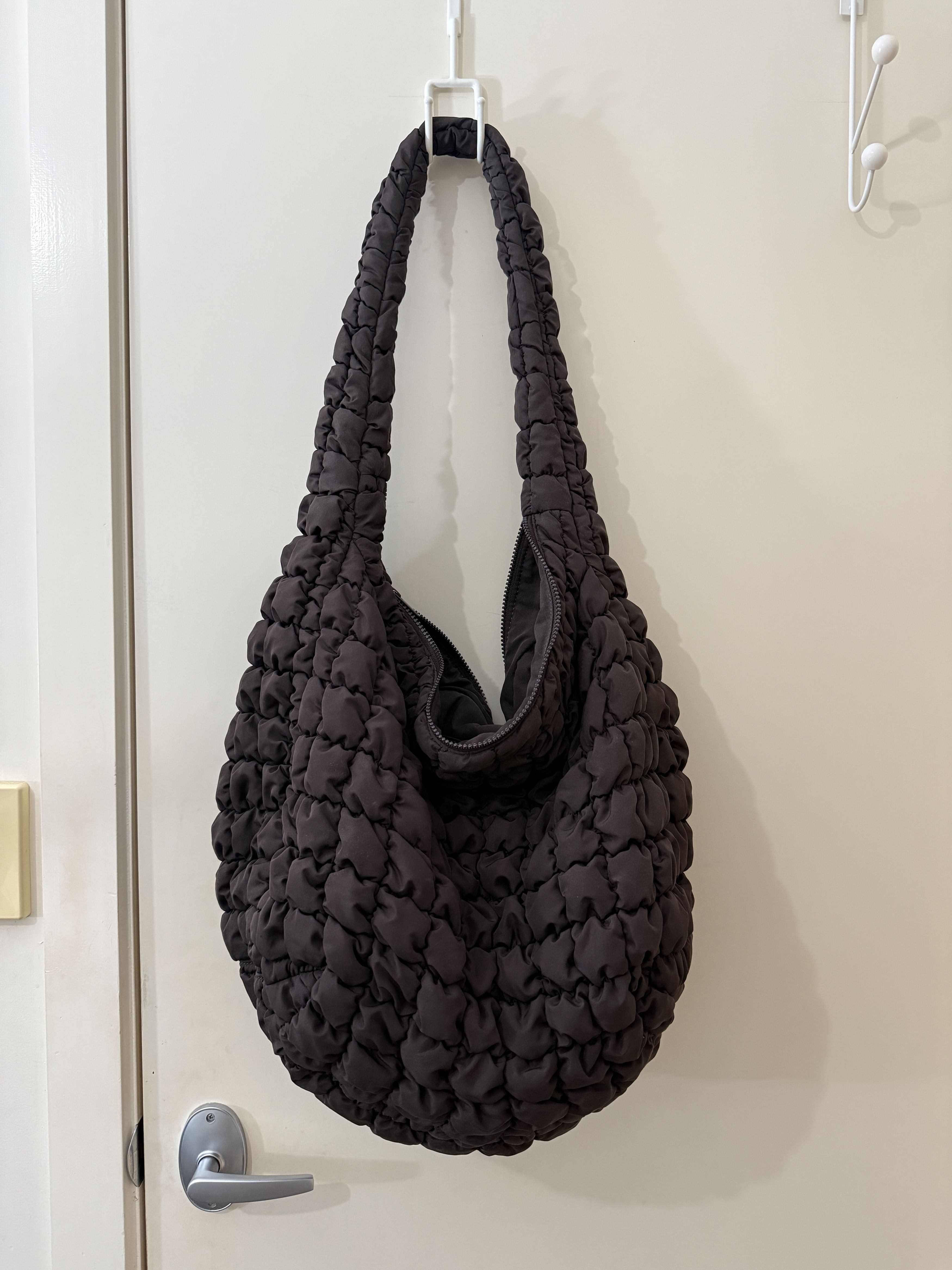 Cos Oversized Quilted Bag Dark Brown Crossbody Bag Jennie, Men's