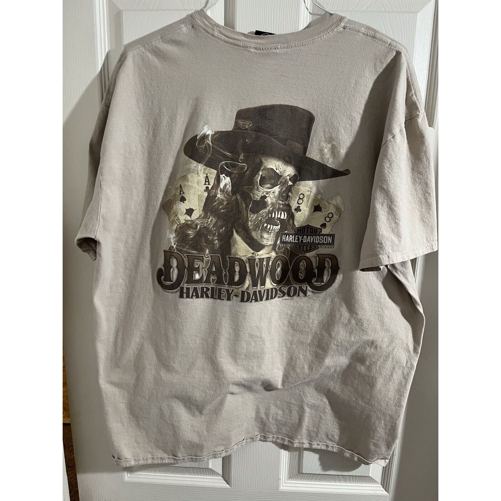 Harley Davidson Harley Davidson Shirt Sz 3XL Deadwood South Dakota Wild Bill Size US XXL / EU 58 / 5 - 5 Thumbnail