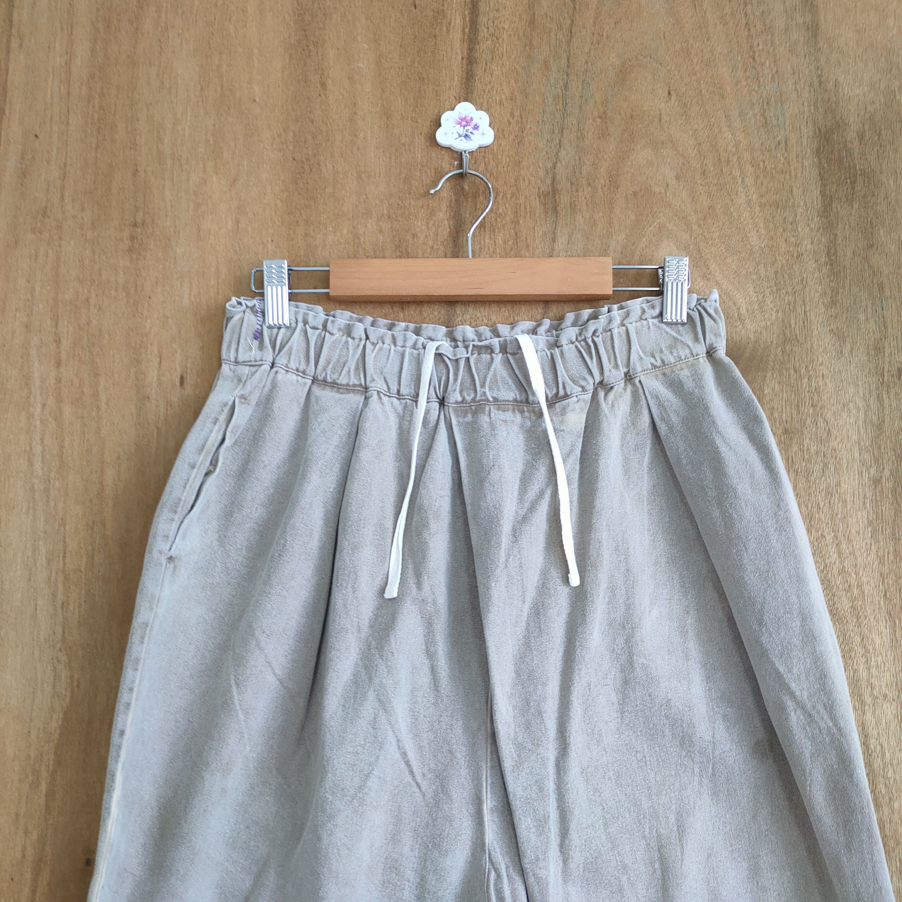Japanese Brand JAPAN MADE! UZOIRO SPRING WAIST BAGGY EASY PANTS Size US 30 / EU 46 - 3 Thumbnail