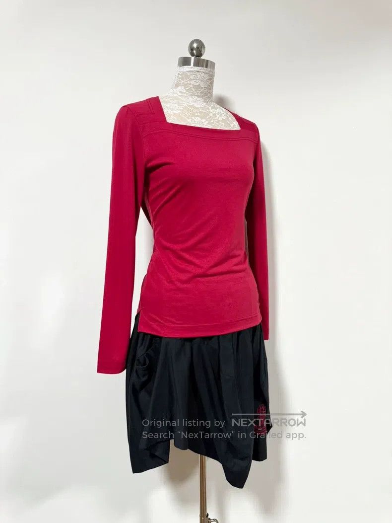Vivienne Westwood Vivienne Westwood Red Square Collar Bow Saturn Embroidery Size L / US 10 / IT 46 - 3 Thumbnail