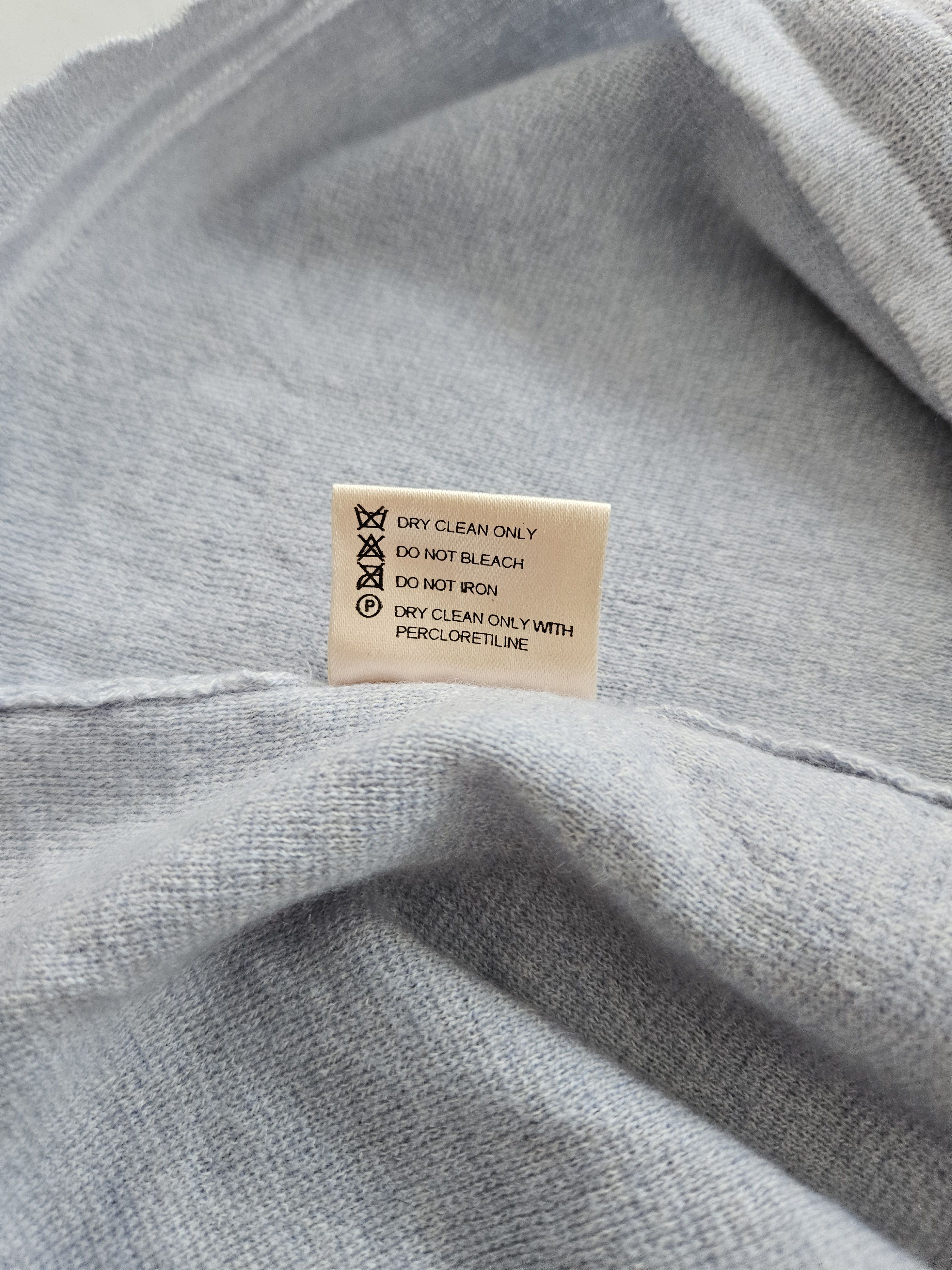 Hermes Vintage Hermes cashmere cotton blend v neck pullover Size M / US 6-8 / IT 42-44 - 14 Thumbnail