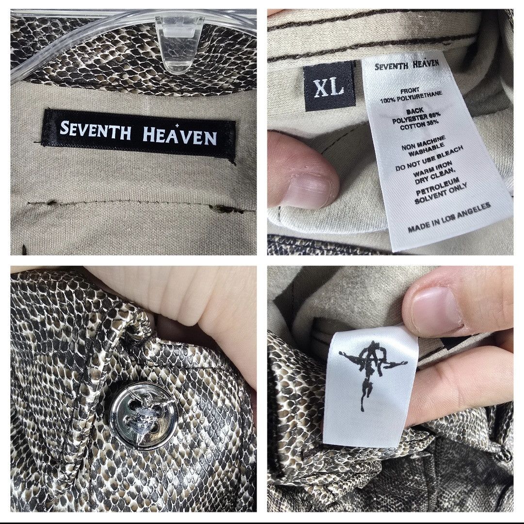 Seventh Heaven Seventh Heaven Mens XL Faux Snake Cross Jacket Ken Carson Size US XL / EU 56 / 4 - 5 Thumbnail