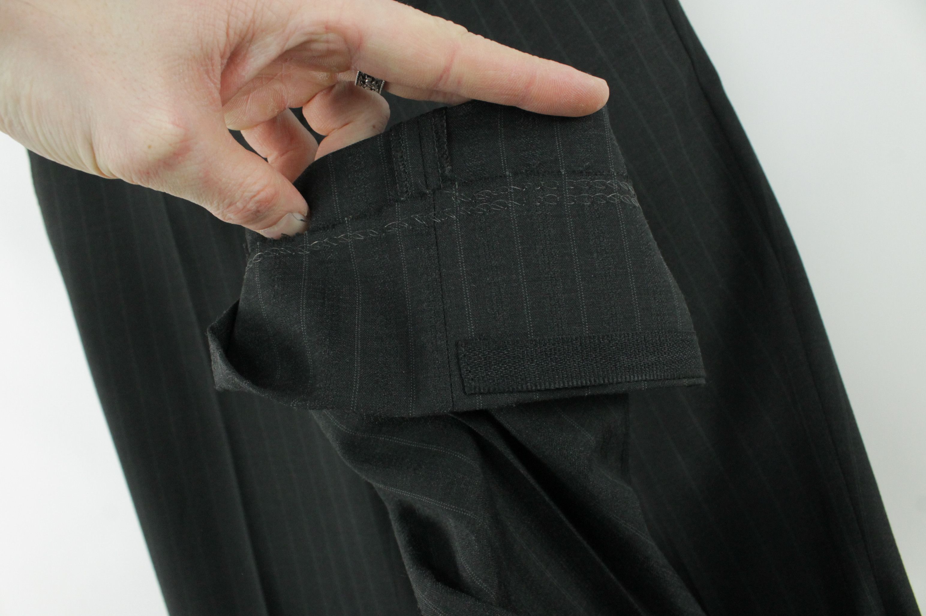 Dolce & Gabbana Dolce & Gabbana Striped Wool Formal Slim Fit Suit Men's Size 42R - 16 Thumbnail