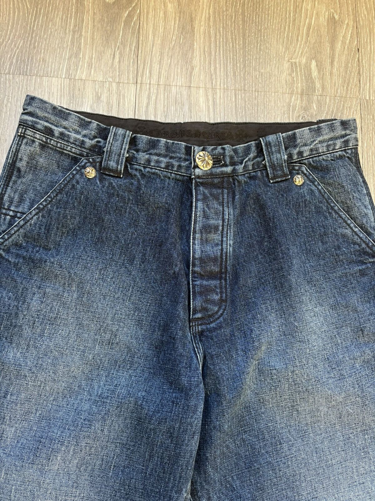 Chrome Hearts Chrome Hearts Blue Turbo Carpenters Size US 32 / EU 48 - 9 Thumbnail
