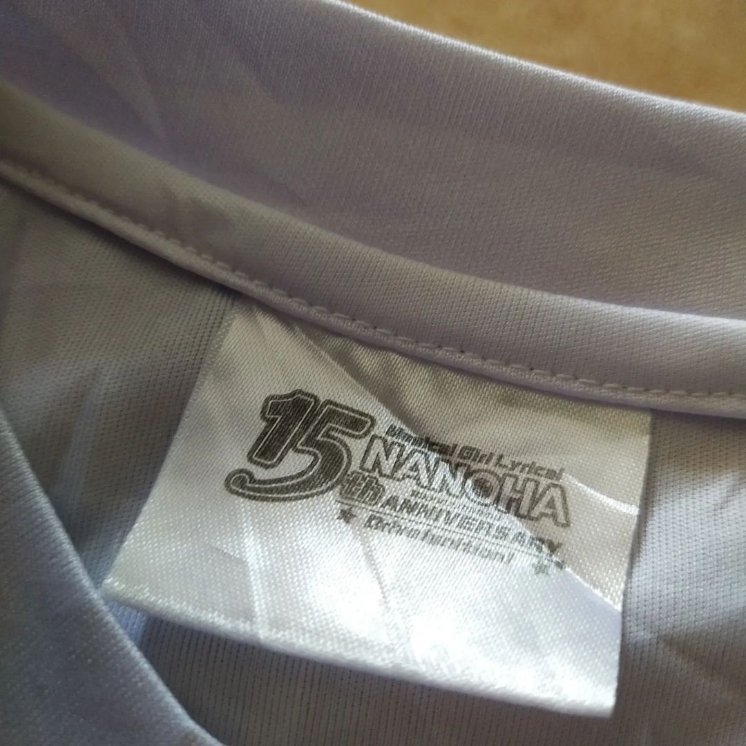 Anime × Japanese Brand Magical Girl Lyrical Nanoha 15th Anniversary Tees Jersey Size US L / EU 52-54 / 3 - 6 Thumbnail