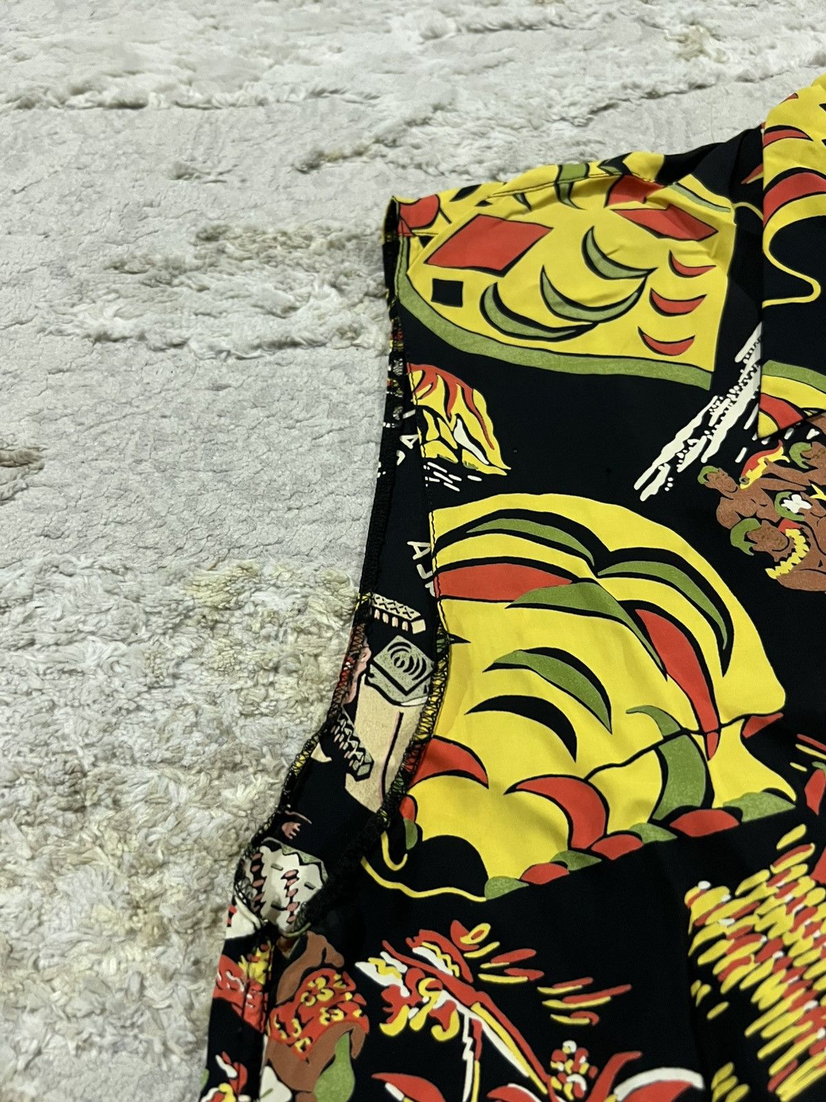 Sun Surf Vintage 1940s "Kamehameha" Tea-Timer Rayon Hawaiian Shirt Size US L / EU 52-54 / 3 - 4 Thumbnail