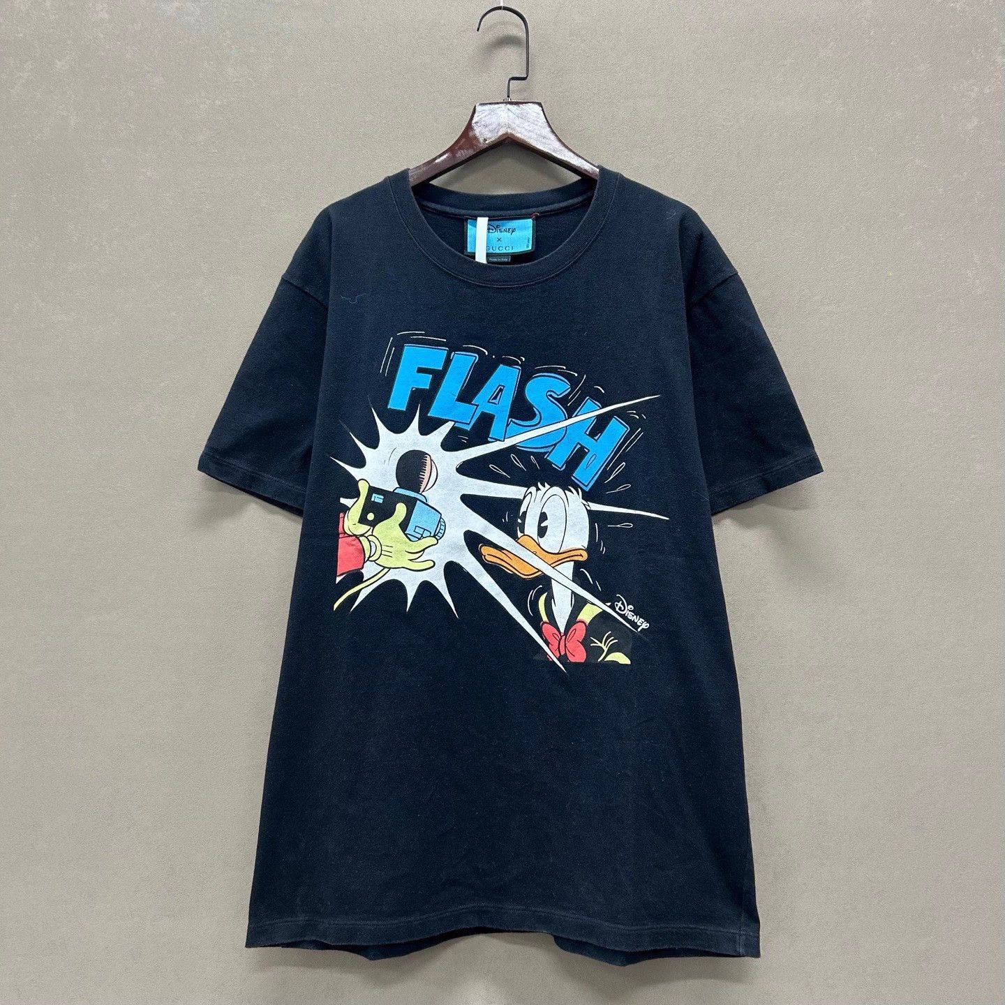 Gucci Gucci x Disney Donald Duck Black SS Tee XS 99 New Size US XS / EU 42 / 0 - 1 Thumbnail
