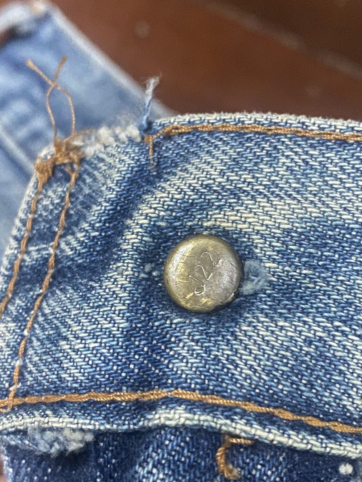 Levi's Vintage Clothing Vintage LEVIS Big E 502XX Selvege J22 button Made in JAPAN Size US 34 / EU 50 - 21 Thumbnail